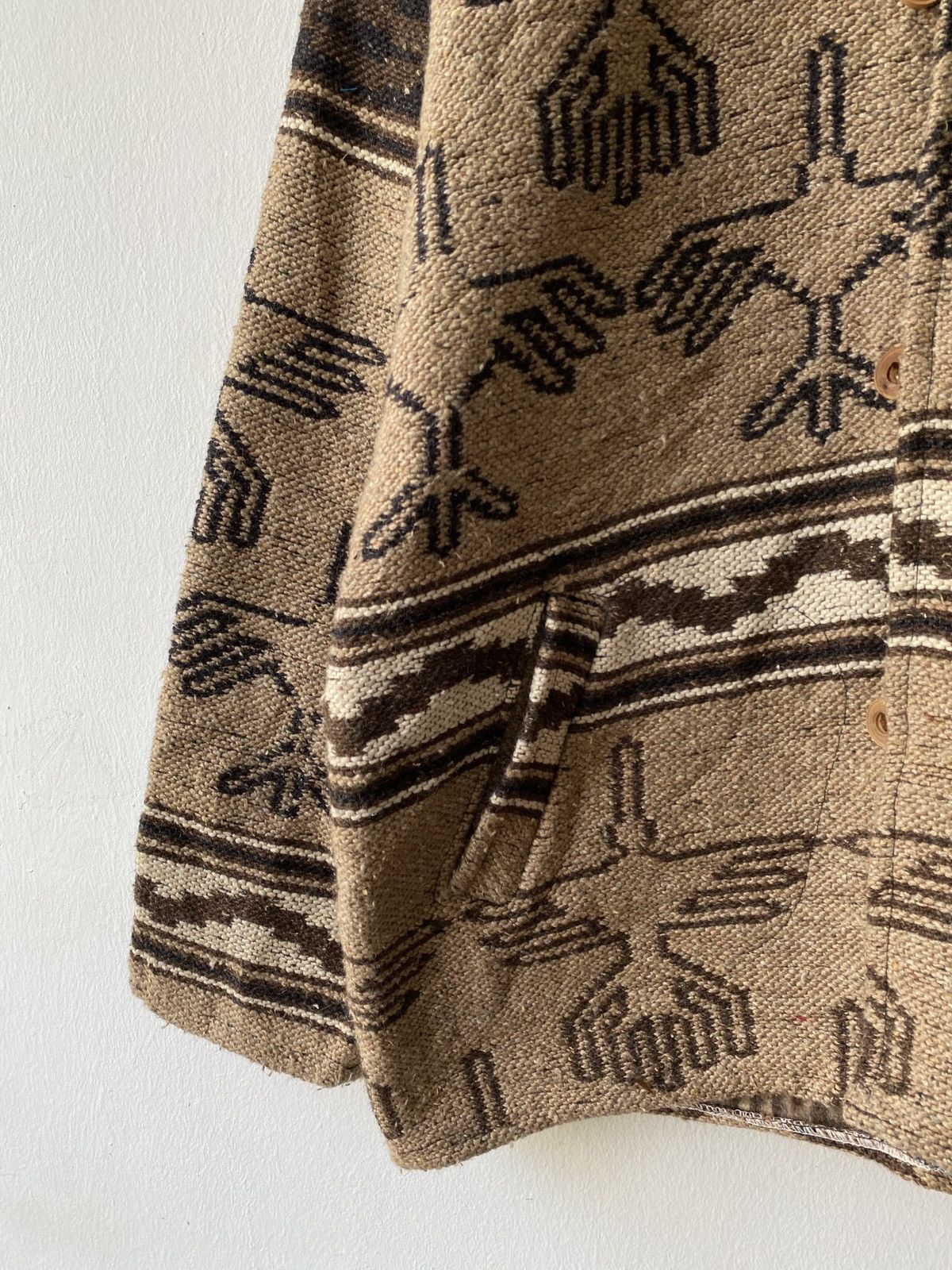 Vintage Heavy Knit Lining Wool Jacket