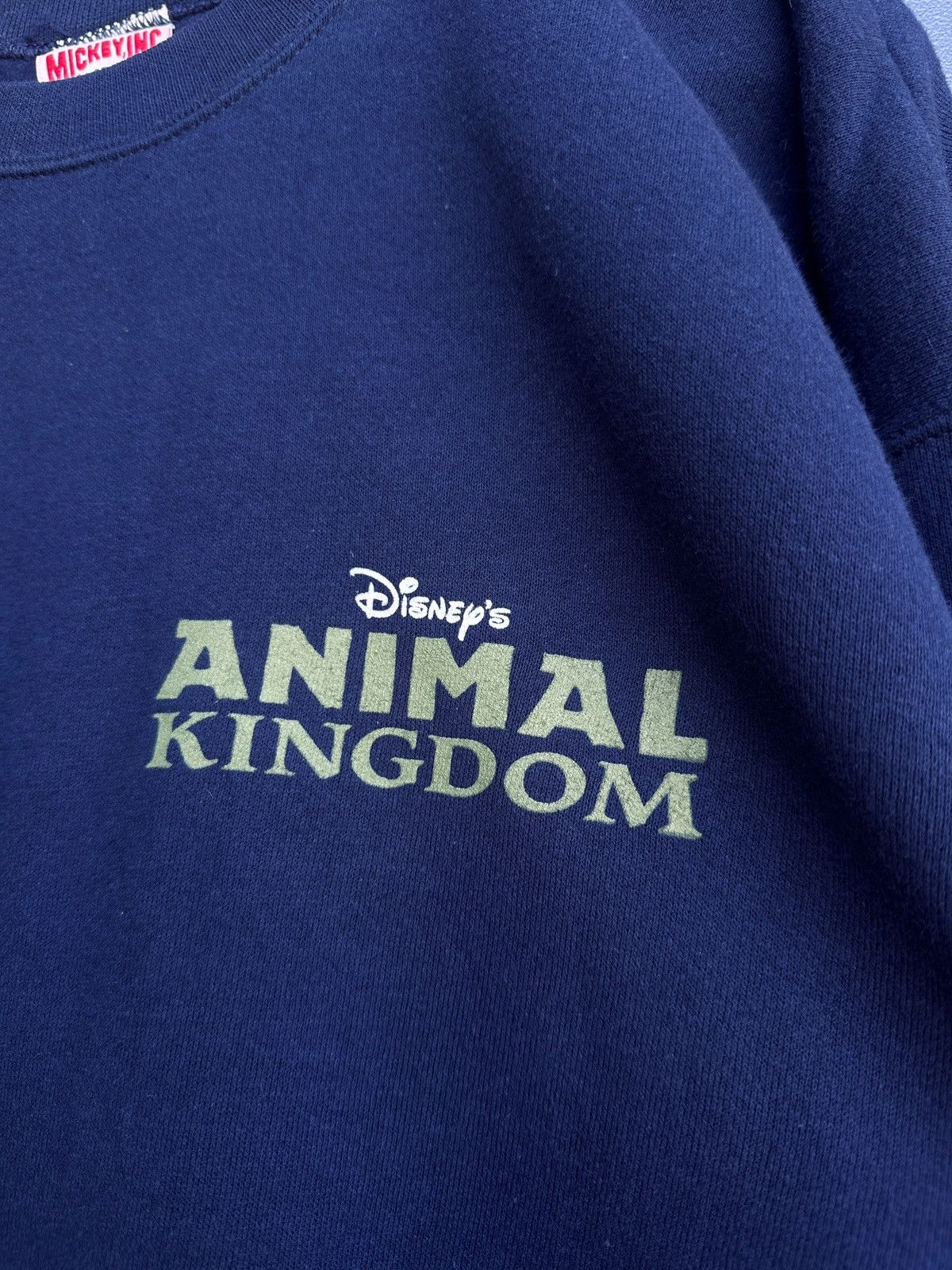 Mickey Mouse Disney Animal Kingdom Sweatshirt Mickey Navy Blue Crewneck Size US XXL / EU 58 / 5 - 3 Thumbnail