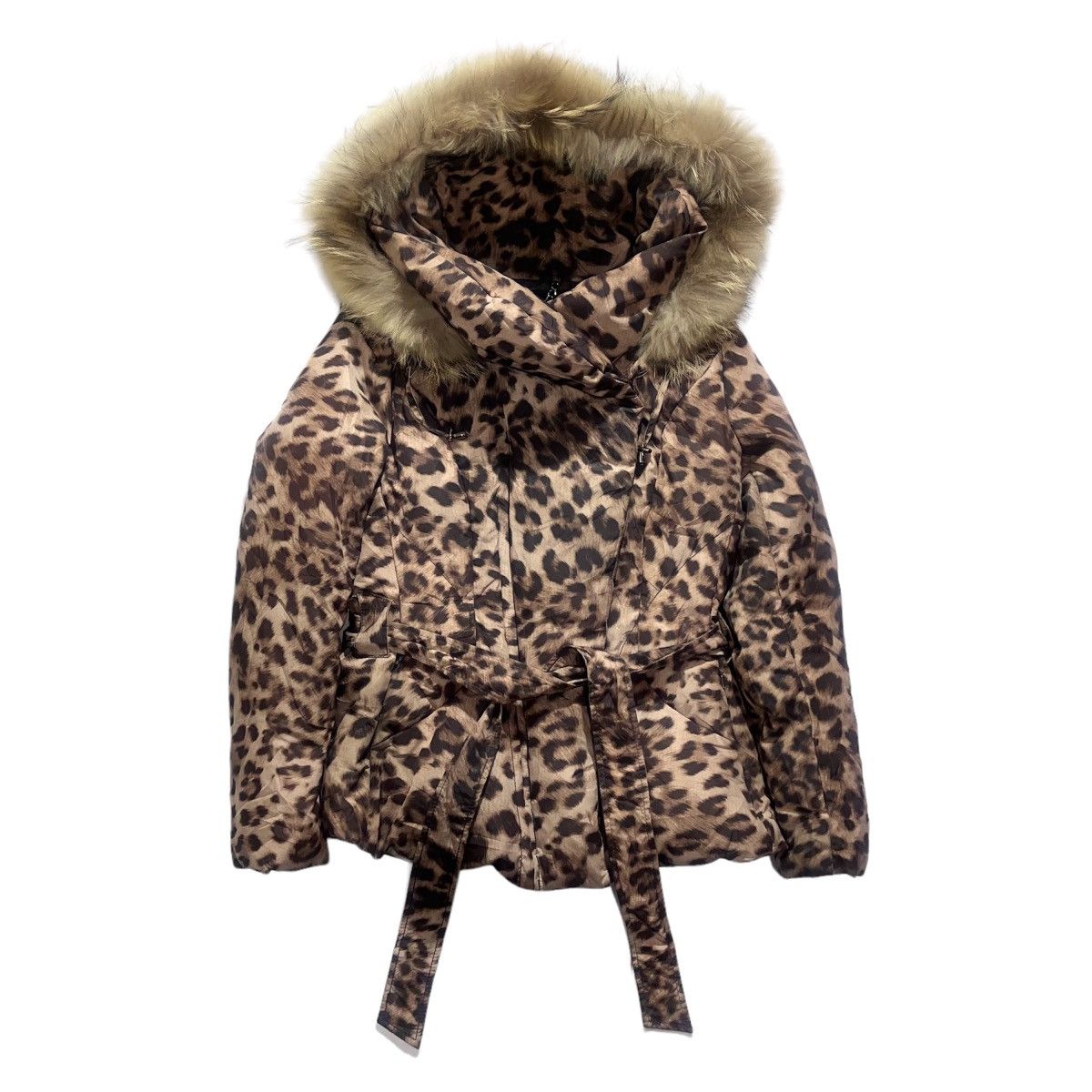 If Six Was Nine 2000s Jessi New York Leopard Fur Bono Jacket Lgb Goa Style Size US M / EU 48-50 / 2 - 2 Thumbnail