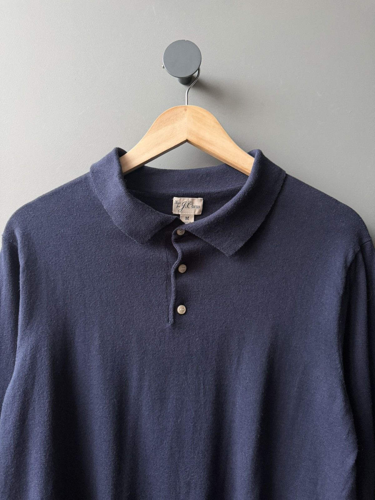 J.Crew J.Crew Henley Collar Cotton Sweatshirt Size M Size US M / EU 48-50 / 2 - 2 Thumbnail