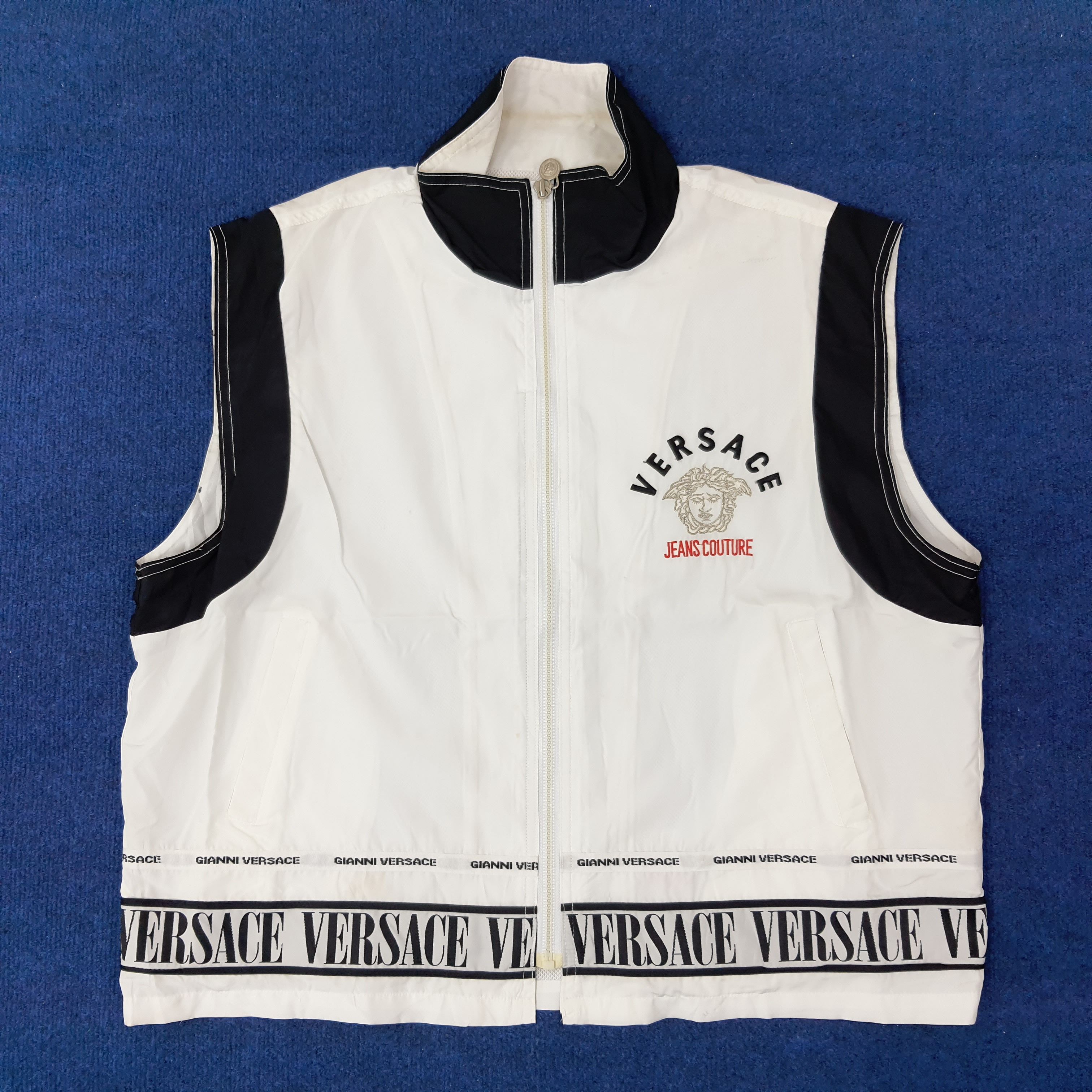 Versace Jeans Couture Vintage Versace Jeans Couture Vests C247N7 Size US XL / EU 56 / 4 - 1 Thumbnail