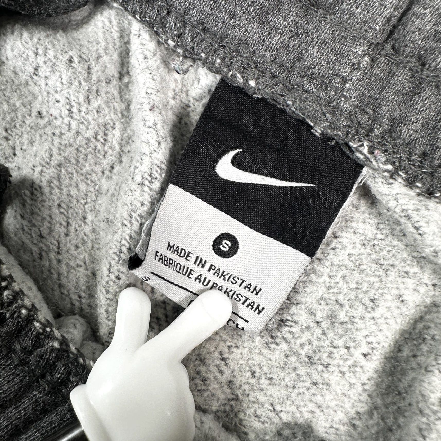 Nike Nike Pants Mens Small Gray Fleece Joggers Sweatpants 404466-071 Swoosh Lounge Size US 29 - 2 Thumbnail