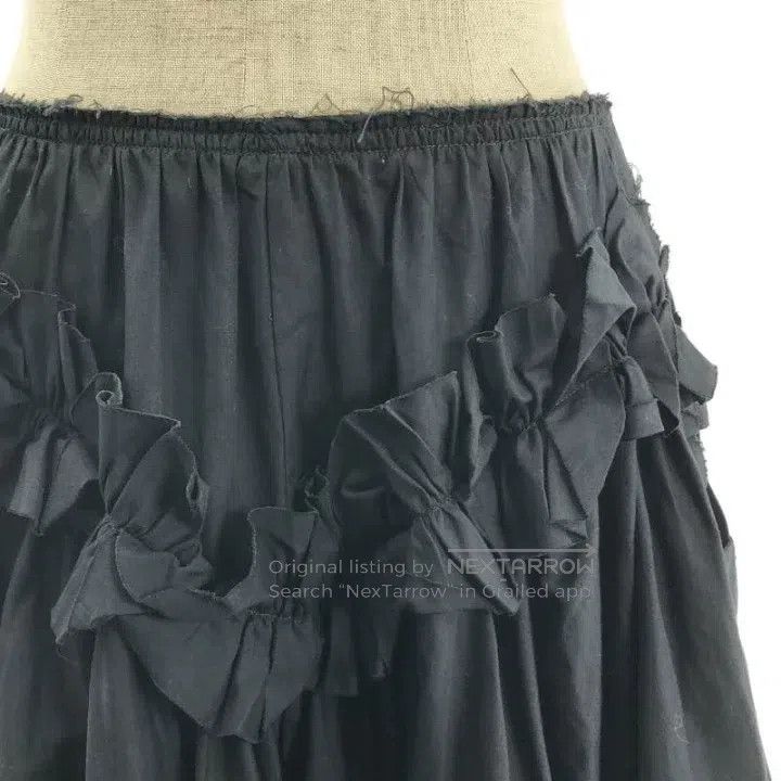 Comme des Garcons Comme Des Garcons size XS Black vintage lace design skirt Size 23" - 3 Thumbnail