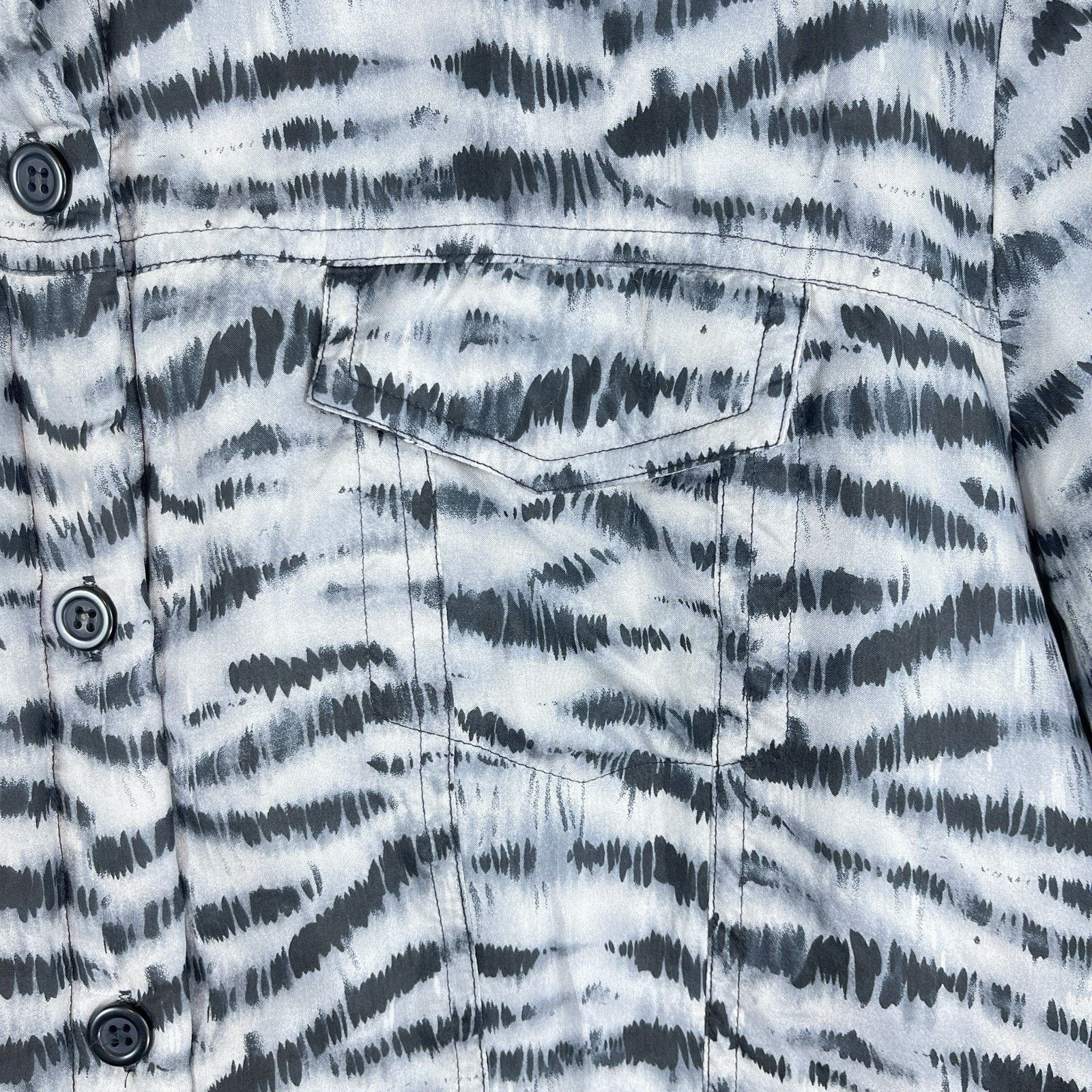 Other Vintage Bridgetown Collection Silk Quilted Zebra Jacket Size XL / US 12-14 / IT 48-50 - 4 Thumbnail
