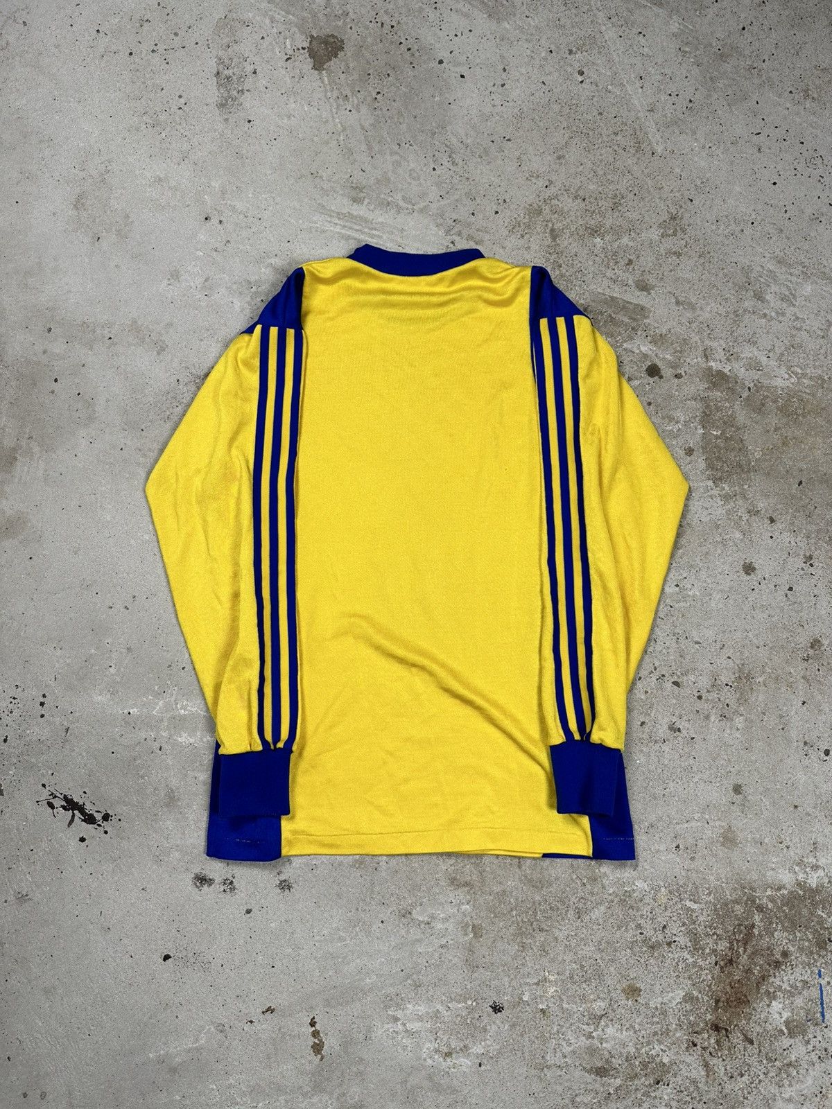 Adidas Vintage 80/90s Adidas Yellow Template Soccer Jersey Size US M / EU 48-50 / 2 - 2 Thumbnail