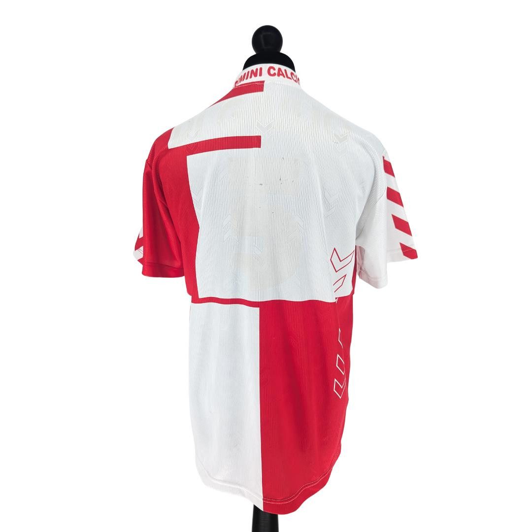 Hummel Rimini Calcio home football shirt 2005/06 - (L) Size US L / EU 52-54 / 3 - 2 Thumbnail