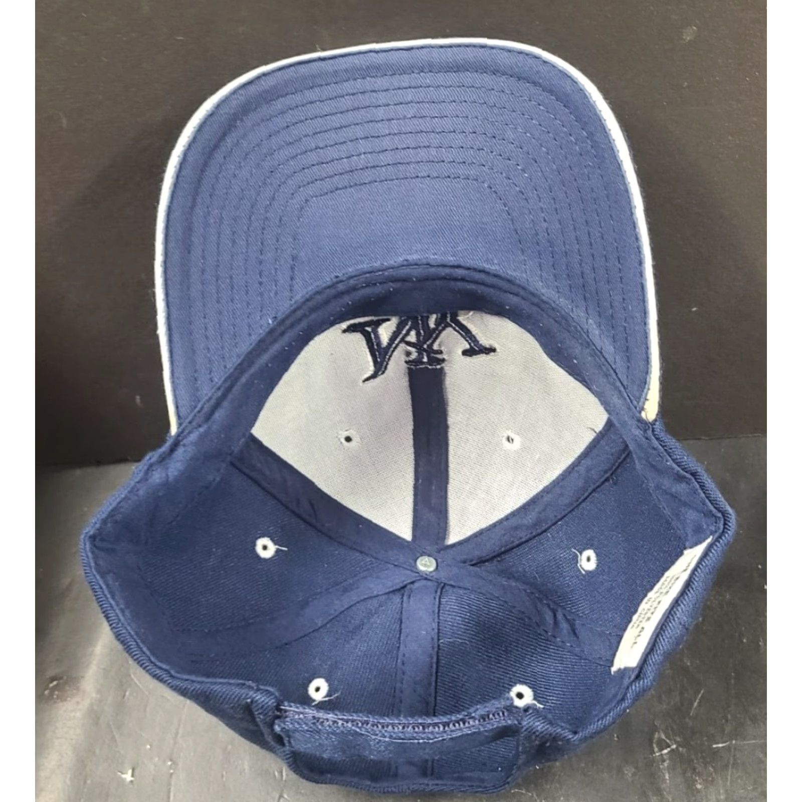Vintage VINTAGE NY Hat New York Hat Hook And Loop Embroidered Baseball Cap Navy Blue Size ONE SIZE - 7 Thumbnail