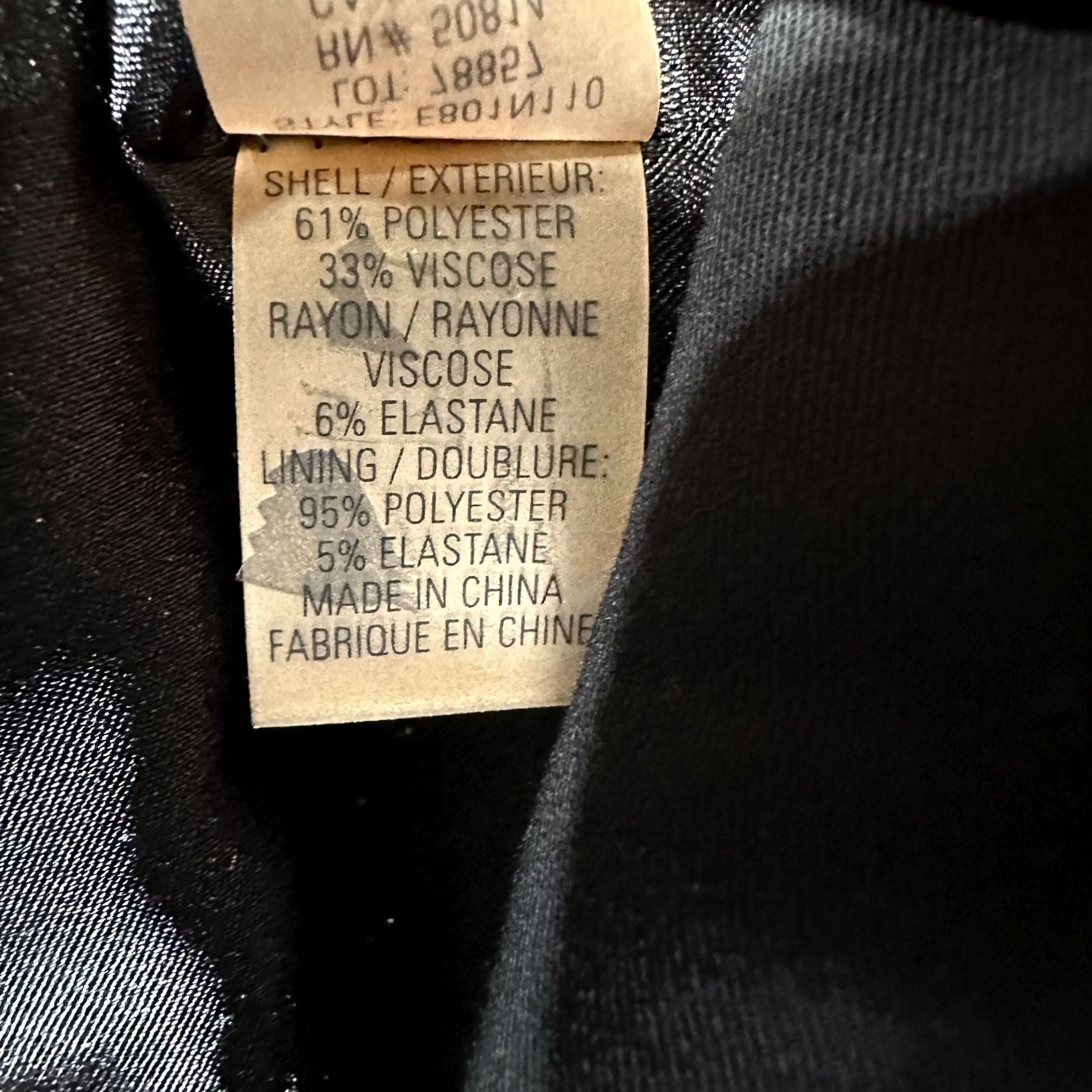 Elie Tahari Elie Tahari Blazer Womens 10 Jacket One-Button Notch Collar Pockets Lined Stretch Black Blazer, 10 Womens Mens Womens? Size L / US 10 / IT 46 - 6 Thumbnail