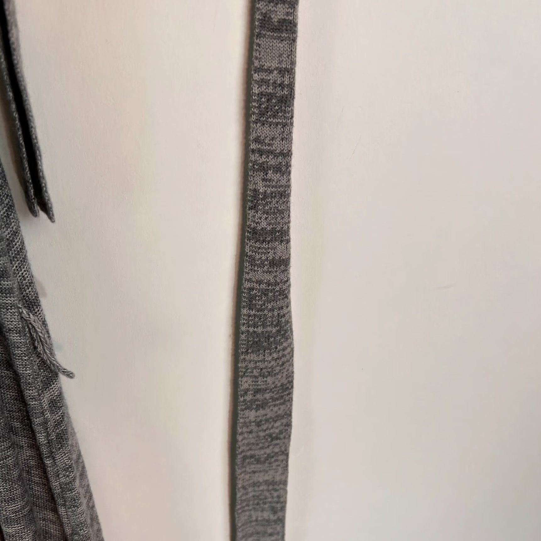 Vintage Daisy Fuentes Dress Belted Knit Rayon Maxi Gray Heather 1X Womens Size XL / US 12-14 / IT 48-50 - 3 Thumbnail