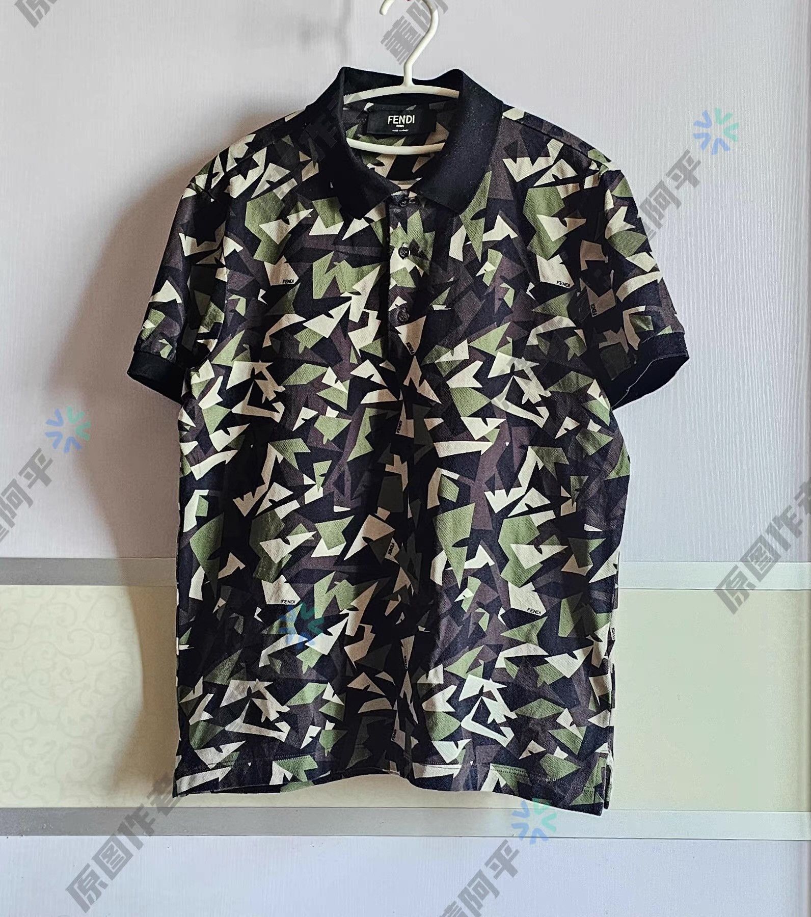 Fendi FENDI camouflage short-sleeve polo shirt Q4 Size US S / EU 44-46 / 1 - 1 Thumbnail