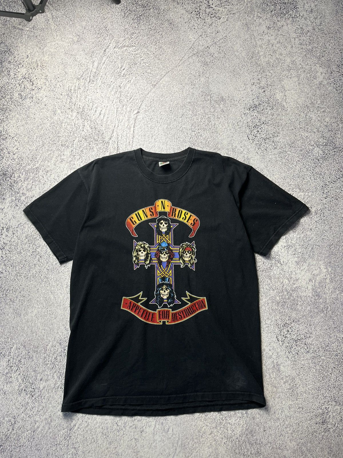 Band Tees GNR Appetite For Distruction Promo Cross T shirt Y2K tee L Size US L / EU 52-54 / 3 - 9 Thumbnail