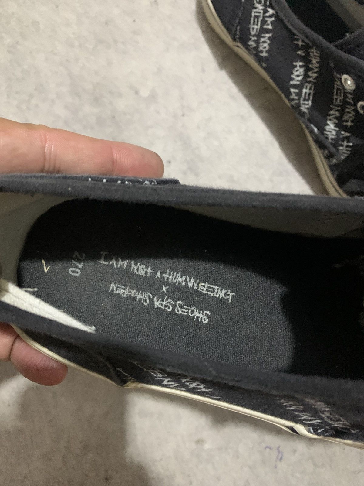 Other Shoes print i am not human being Size US 7.5 / EU 40-41 - 5 Thumbnail