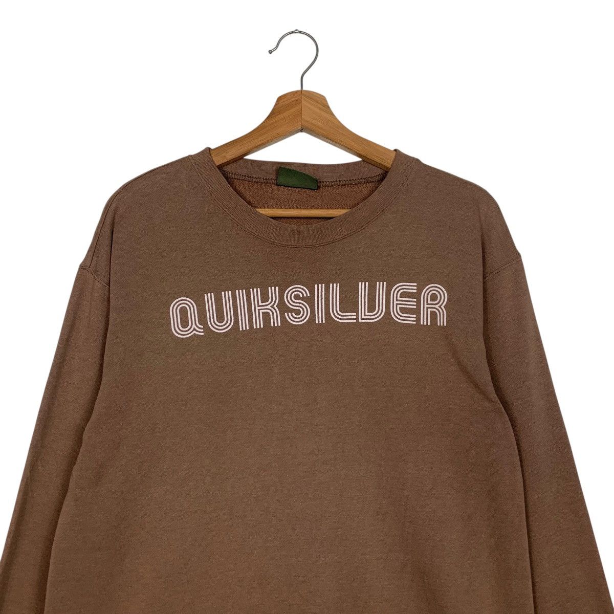Quiksilver 90's QUIKSILVER Big Logo Surfing Sweatshirt #3573-C163 Size US L / EU 52-54 / 3 - 2 Thumbnail
