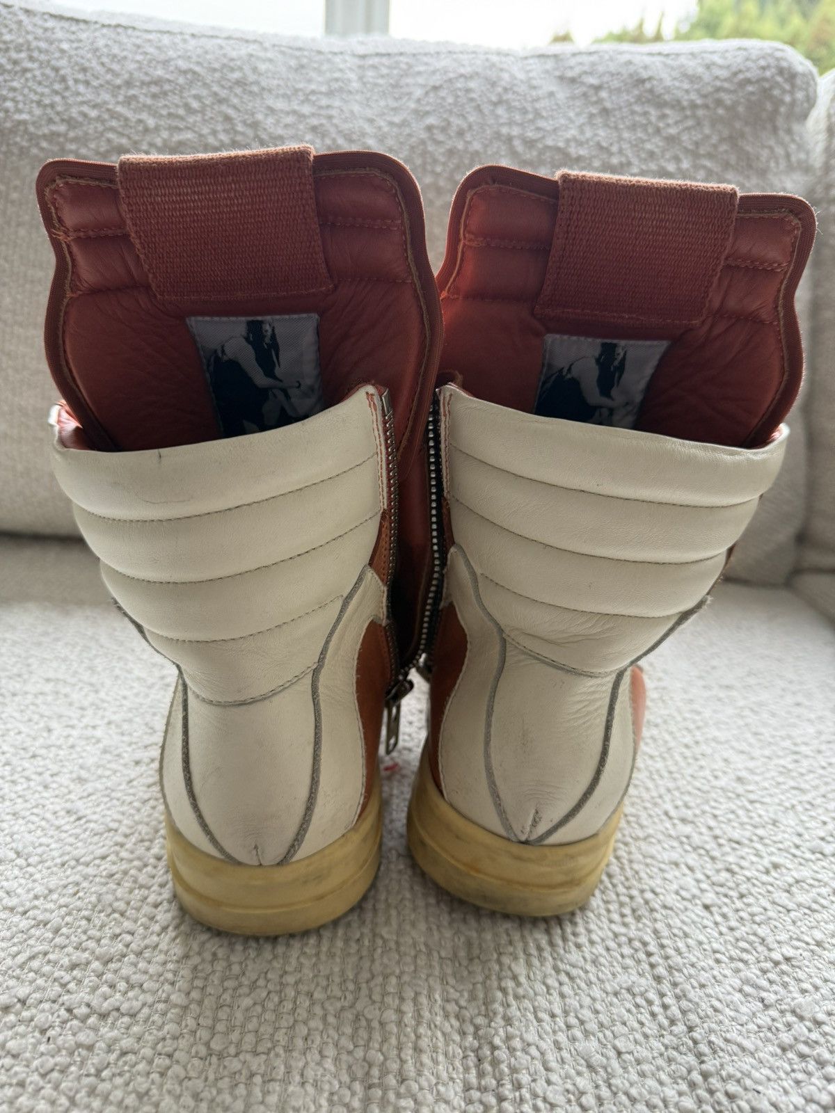 Rick Owens Rick owens geobasket orange/milk Size US 6.5 / IT 36.5 - 3 Thumbnail
