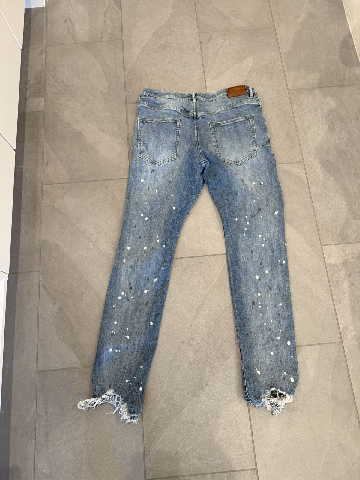Purple Brand Purple Jeans Paint Splatter Size US 36 / EU 52 - 4 Thumbnail