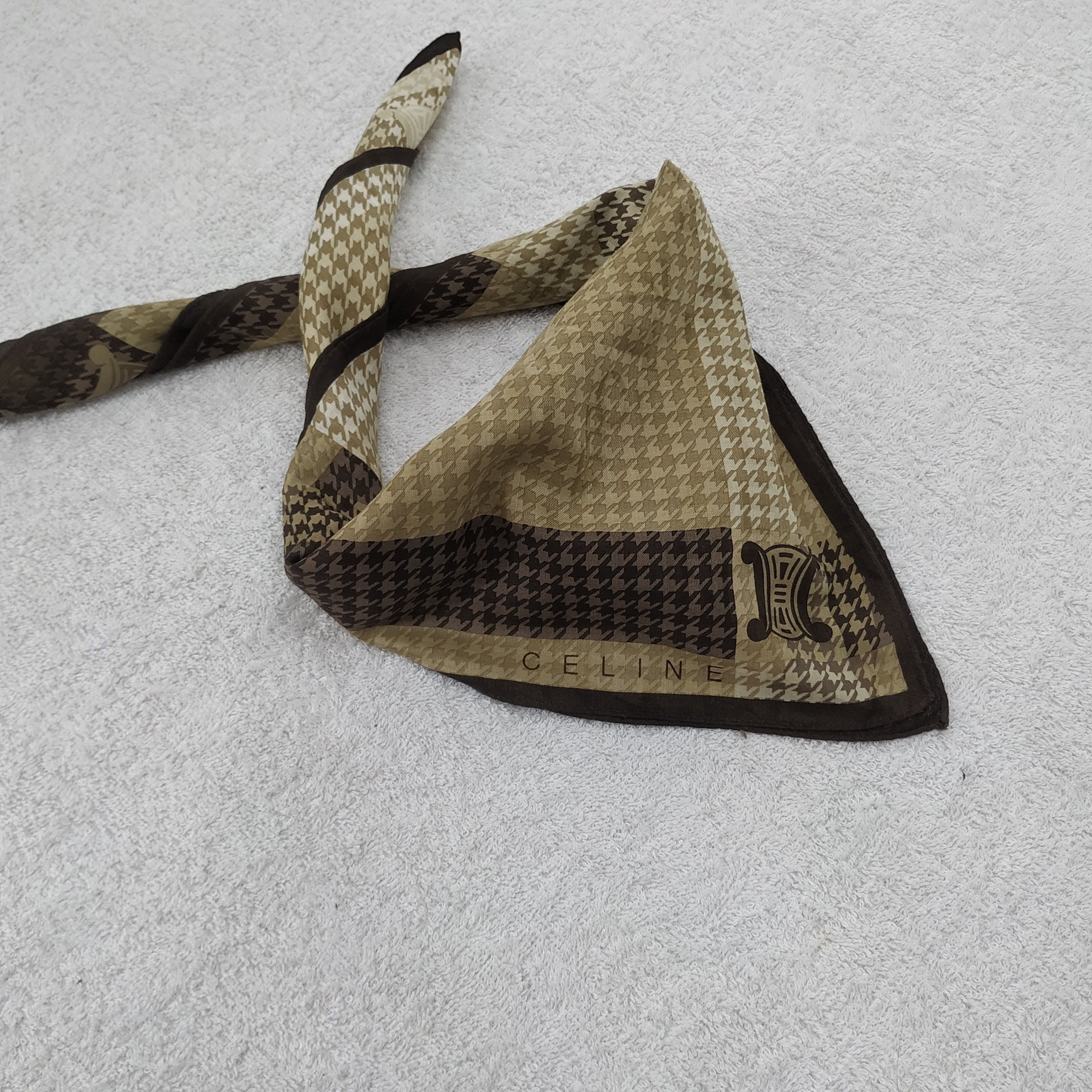 Celine × Vintage Celine Bandana / Handkerchief / Neckerchief - S004 Size ONE SIZE - 4 Thumbnail