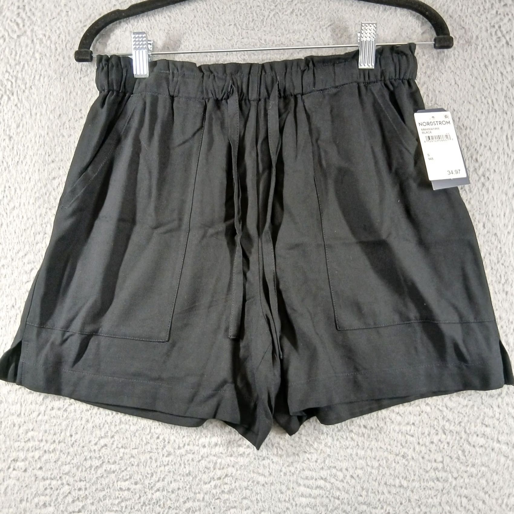 Market NWT Melrose and Market Rayon Utility Shorts - S Size, Black, Graphic, Adjustable Waist Size 27" / US 4 / IT 40 - 2 Thumbnail
