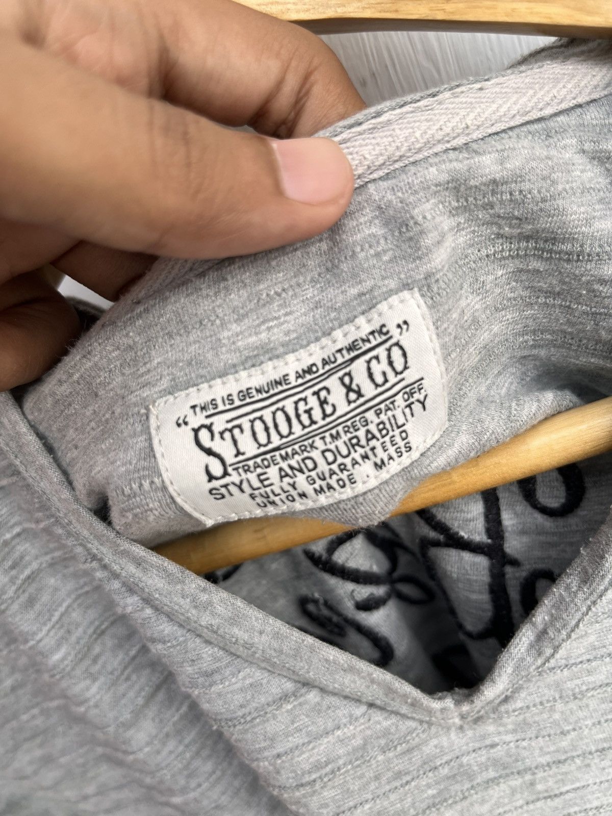 Japanese Brand Japanese Stooge Poem Emboardir Gohtic Lgb Punk Tee Size US S / EU 44-46 / 1 - 2 Thumbnail