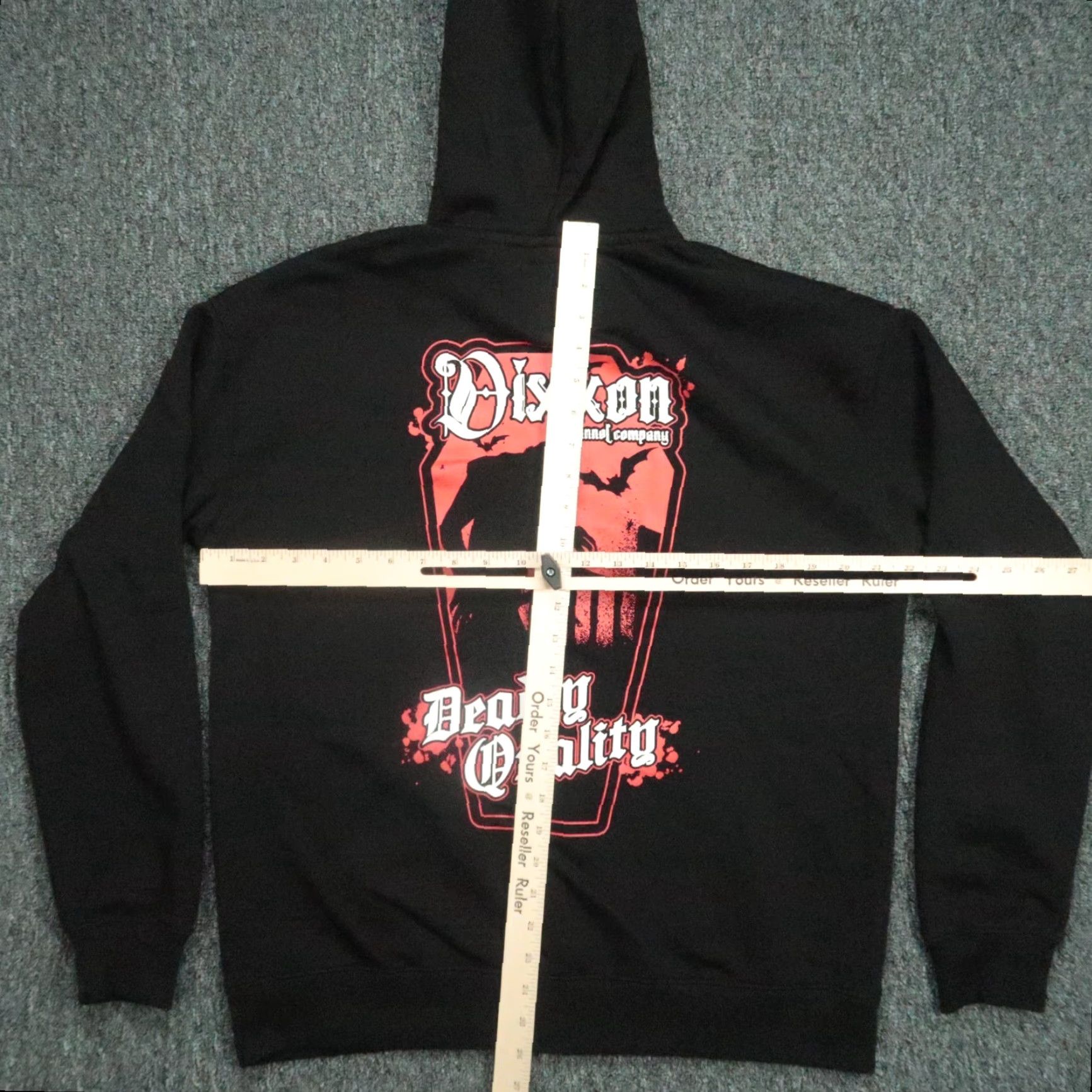 Vintage Dixxon Hoodie Men XL Black Full Zip Pockets Heavyweight Regular Size XL Shirt Hoodie Mens Black Dixxon Full Zip Hoodie XL Black Size US XL / EU 56 / 4 - 7 Thumbnail