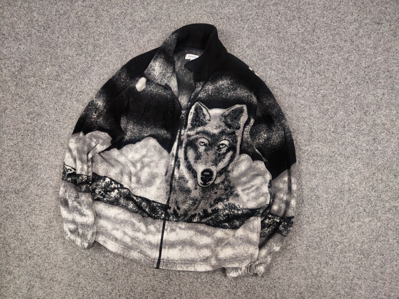 Hysteric Glamour Vintage Supreme Style Woolf Art Fleece Zip Light Jacket Y2K Size US M / EU 48-50 / 2 - 3 Thumbnail