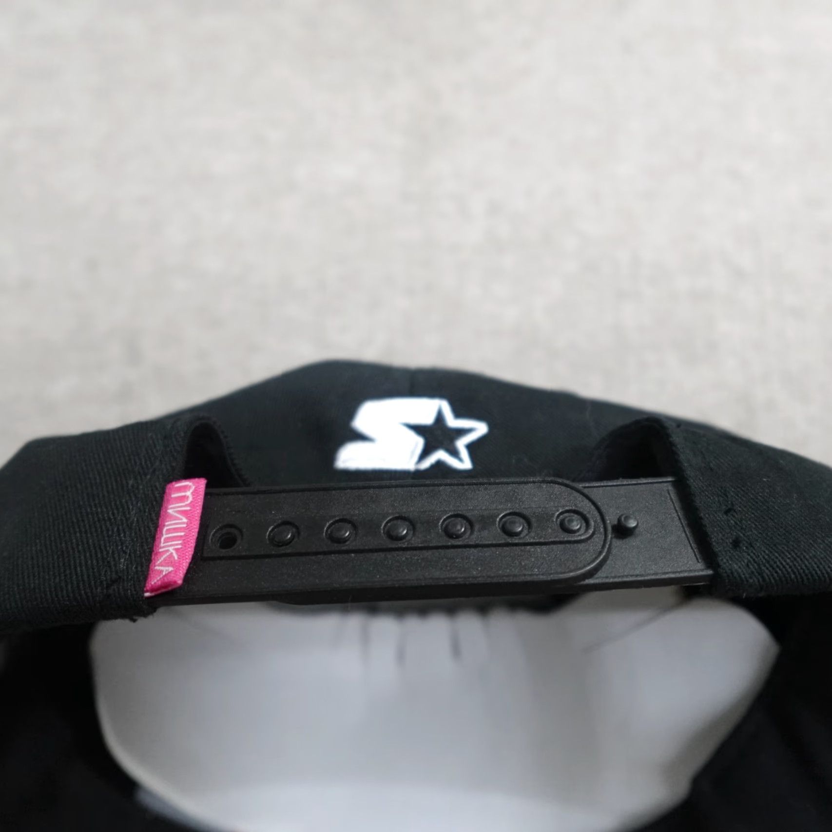 Vintage VINTAGE Mishka Hat Baseball Cap Men One Size Black NEW Embroidered Basketball Skeleton Nets STARTER Size ONE SIZE - 4 Thumbnail