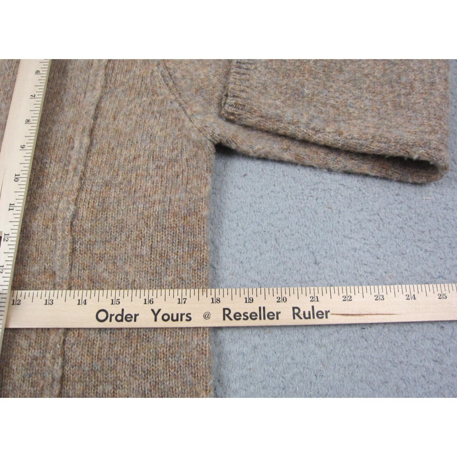 J. Jill VINTAGE J.Jill Sweater Womens XS Petite XSP Brown 100% Wool Knit Pullover Crew Neck Long Sleeve 90s City Classic Winter Fall Spring Mens/Womens Size XS / US 0-2 / IT 36-38 - 7 Thumbnail
