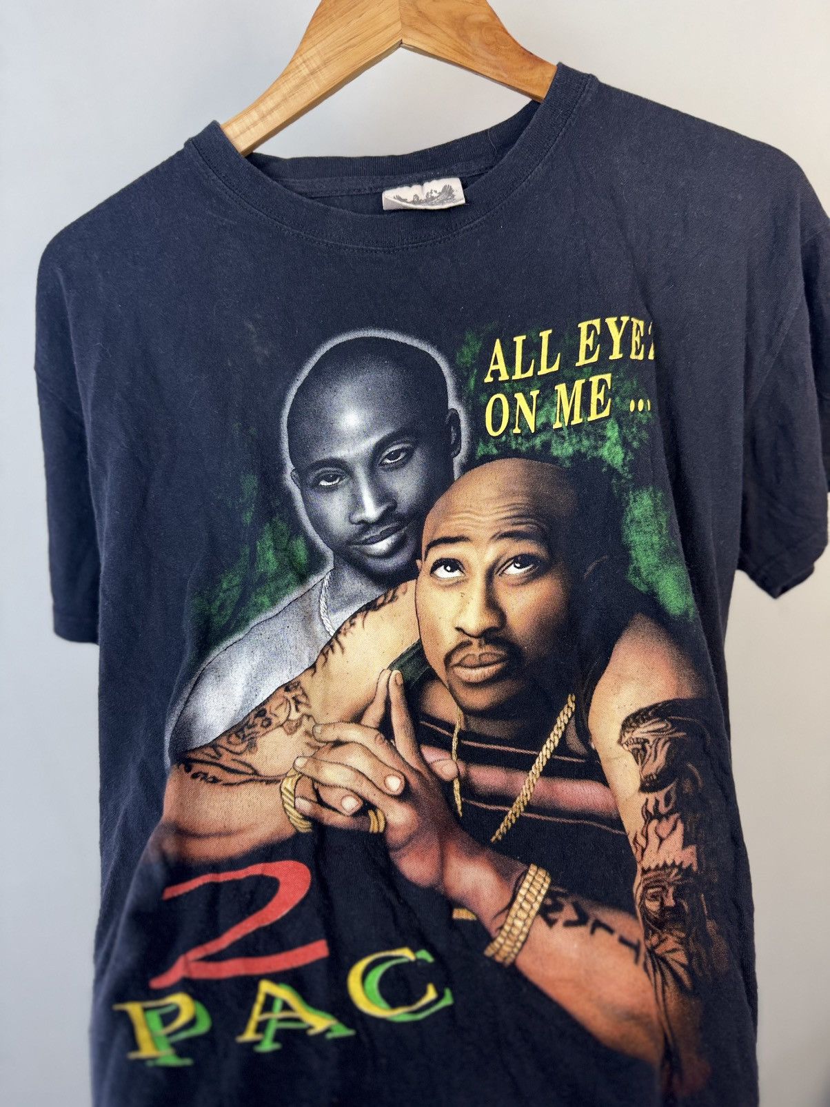 Rap Tees × Vintage Tupac 2PAC All Eyes on Me Tee Black Size US L / EU 52-54 / 3 - 5 Thumbnail