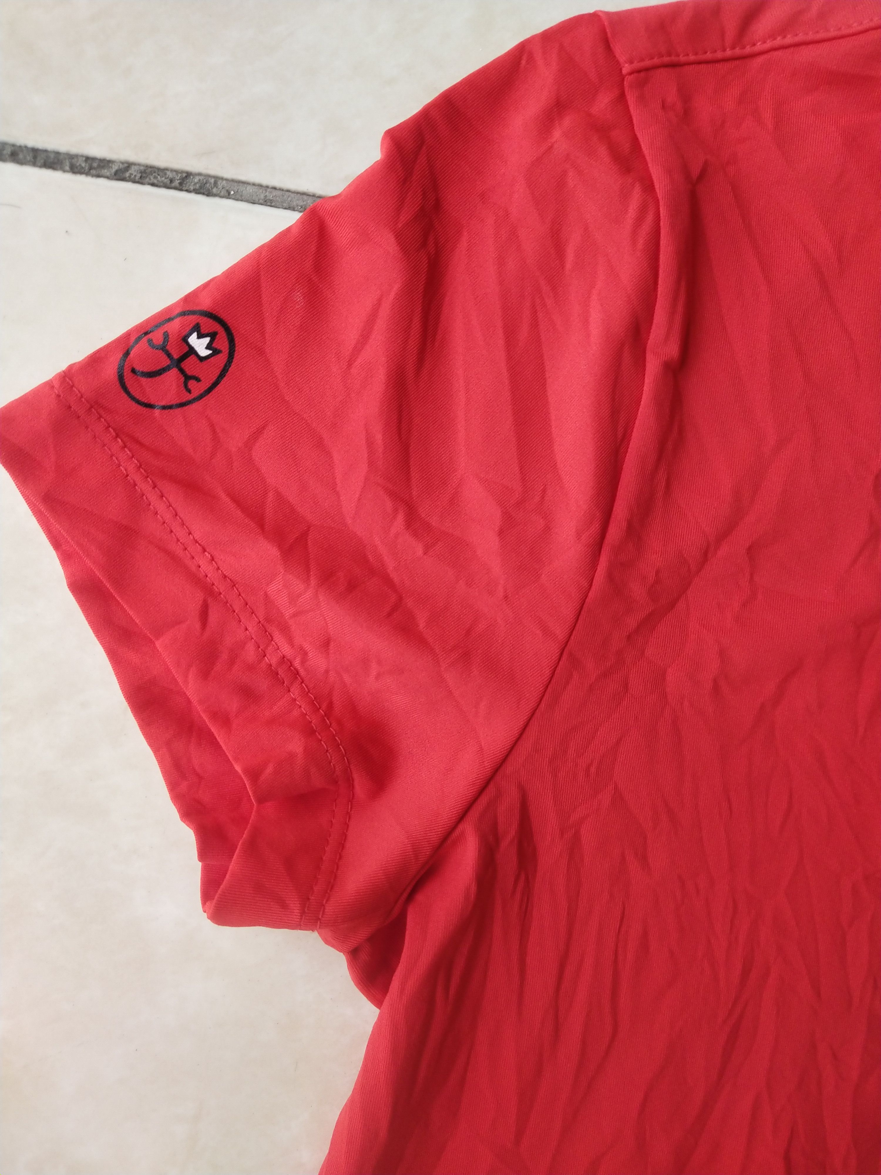 Jean Charles De Castelbajac JC de Castelbajac Golf Pop Art Embroidery Red Polo Shirt Size S / US 4 / IT 40 - 3 Thumbnail