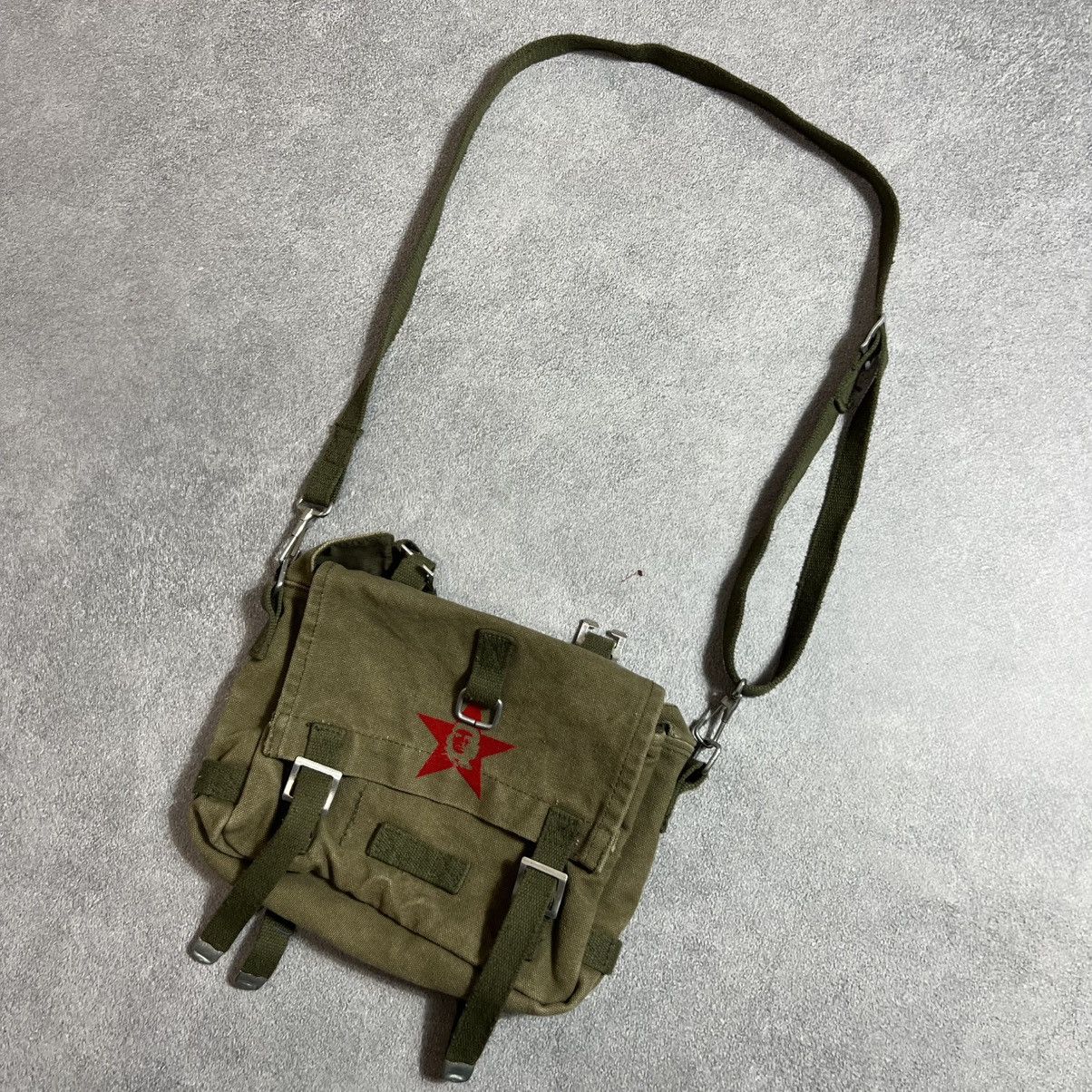 Other Vintage shoulder bag military style y2k patched distressed Size ONE SIZE - 6 Thumbnail