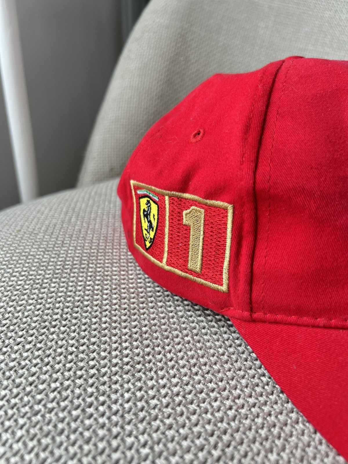 Ferrari Vintage Cap Ferrari Michael Schumacher 6x World Champion Size ONE SIZE - 5 Thumbnail