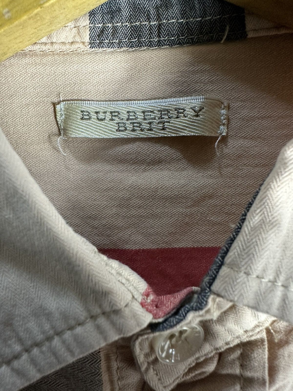 Burberry × Vintage Distressed Burberrys Plaid Novacheck Long Sleeve Shirt Size US M / EU 48-50 / 2 - 9 Thumbnail
