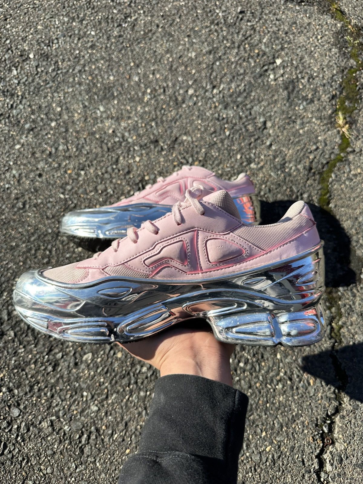 Raf Simons Raf Simons Mirrored Clear Pink Size US 11.5 / EU 44-45 - 3 Thumbnail