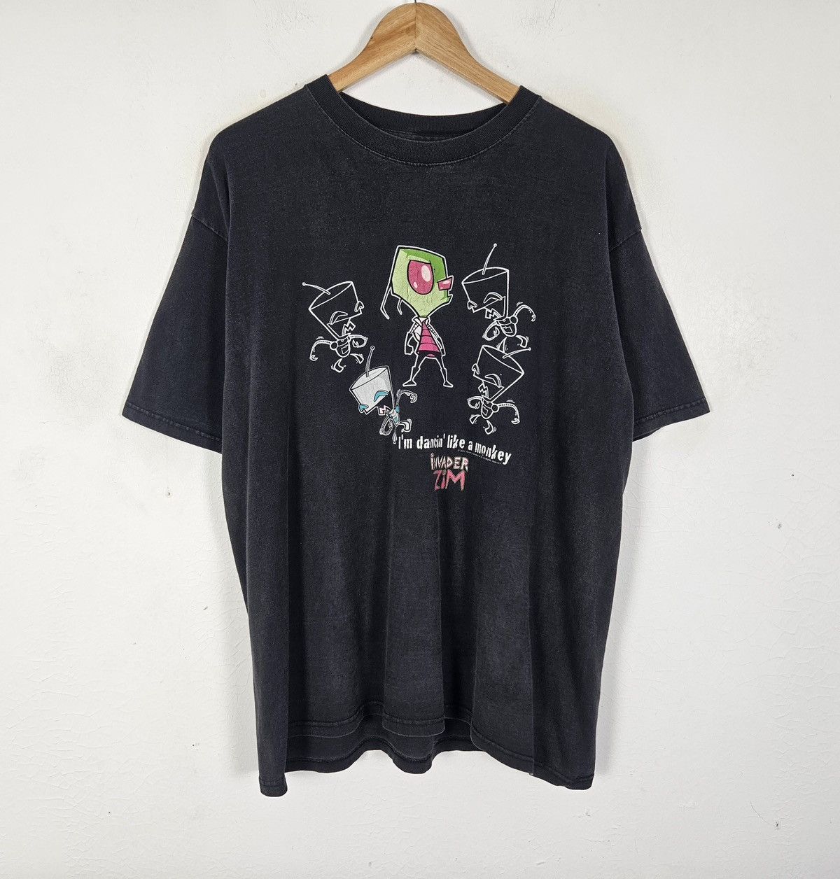 Vintage Vintage Invader Zim Cartoon Promo Nickelodeon tee shirt Size US XL / EU 56 / 4 - 2 Thumbnail