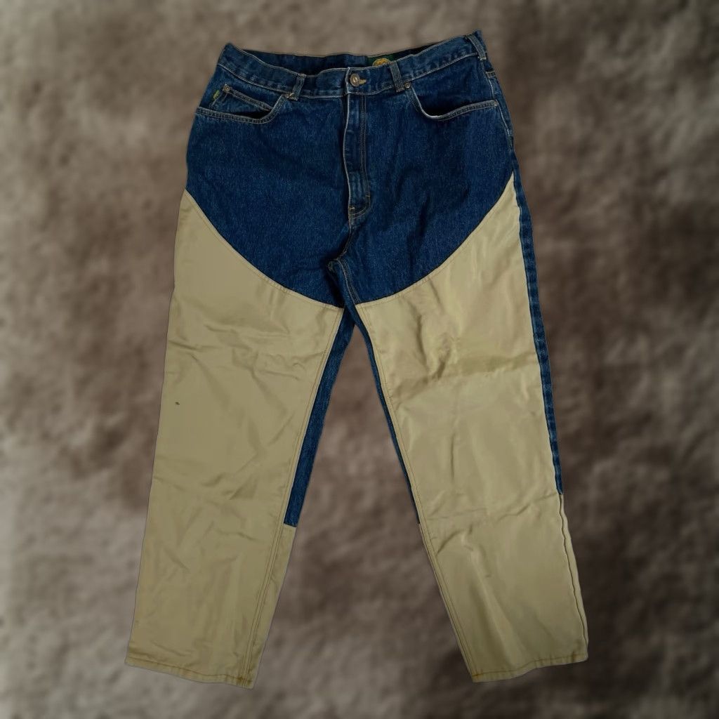 Vintage VINTAGE Cabela's Jeans Canvas Blue 38x30 Men Regular 90s Hunter Hunting Denim Straight Jeans READ Size US 38 / EU 54 - 1 Thumbnail