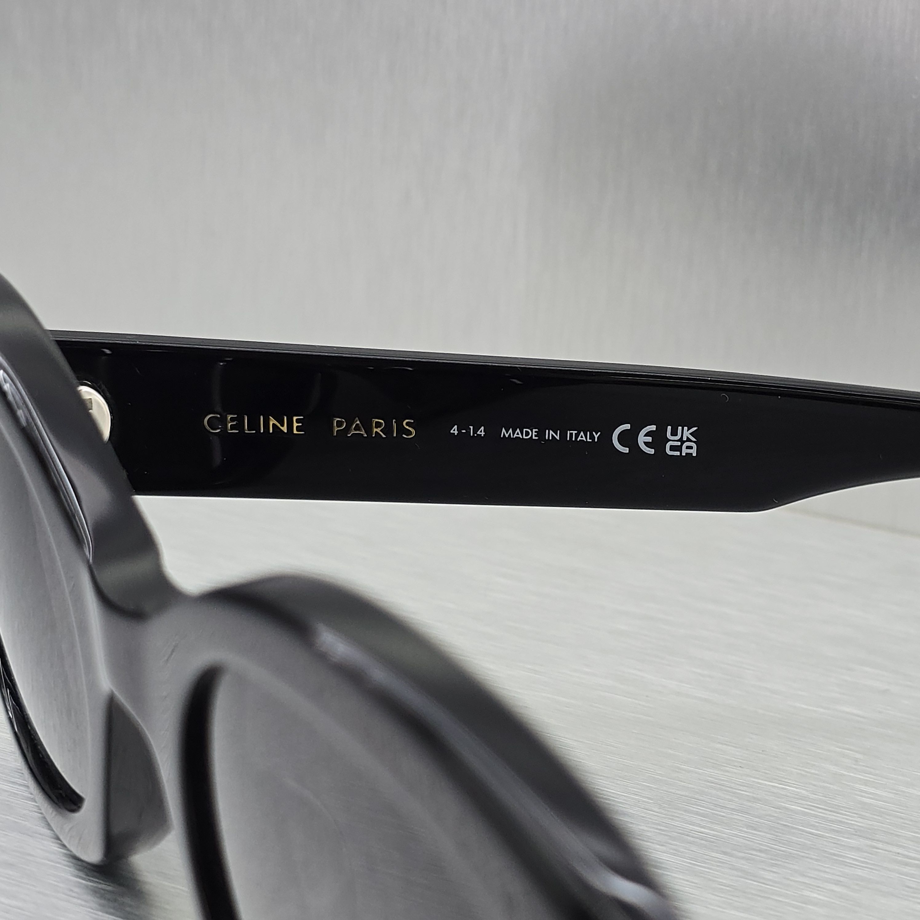 Celine CELINE Triomphe 01 Sunglasses In Acetate BLACK Size ONE SIZE - 10 Thumbnail