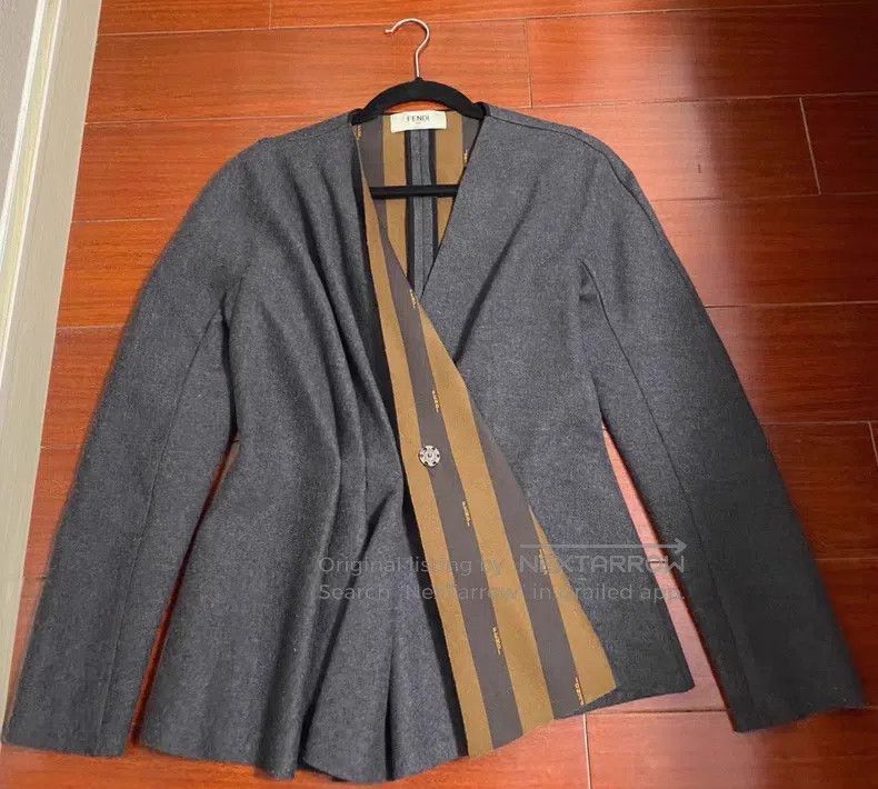Fendi Fendi Grey coat Size XS / US 0-2 / IT 36-38 - 6 Thumbnail