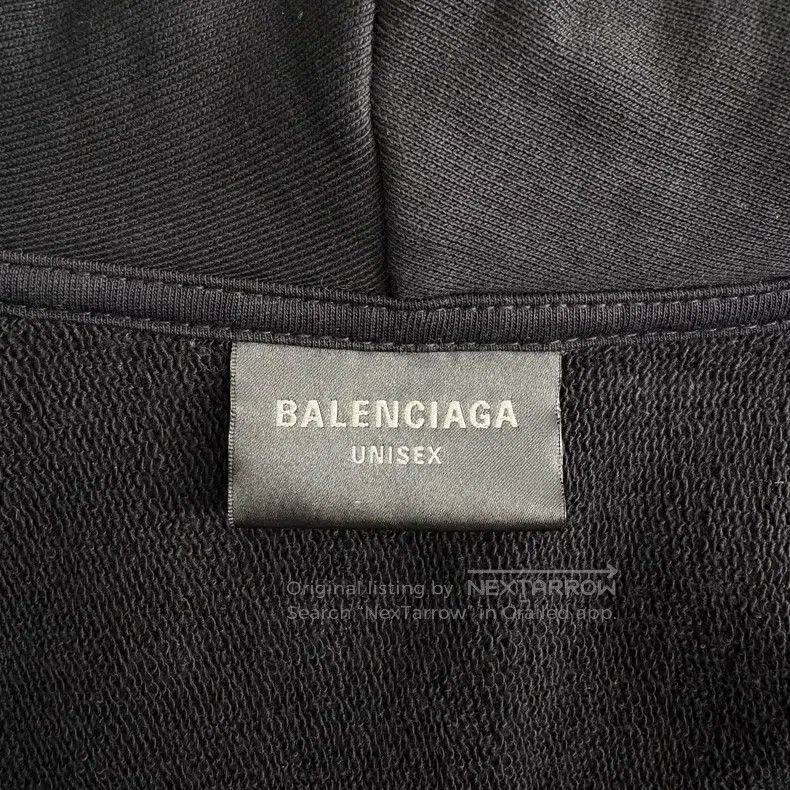 Balenciaga Balenciaga Tie-Dye Logo Embroidered Zip Hooded Jacket Size US XXL / EU 58 / 5 - 3 Thumbnail