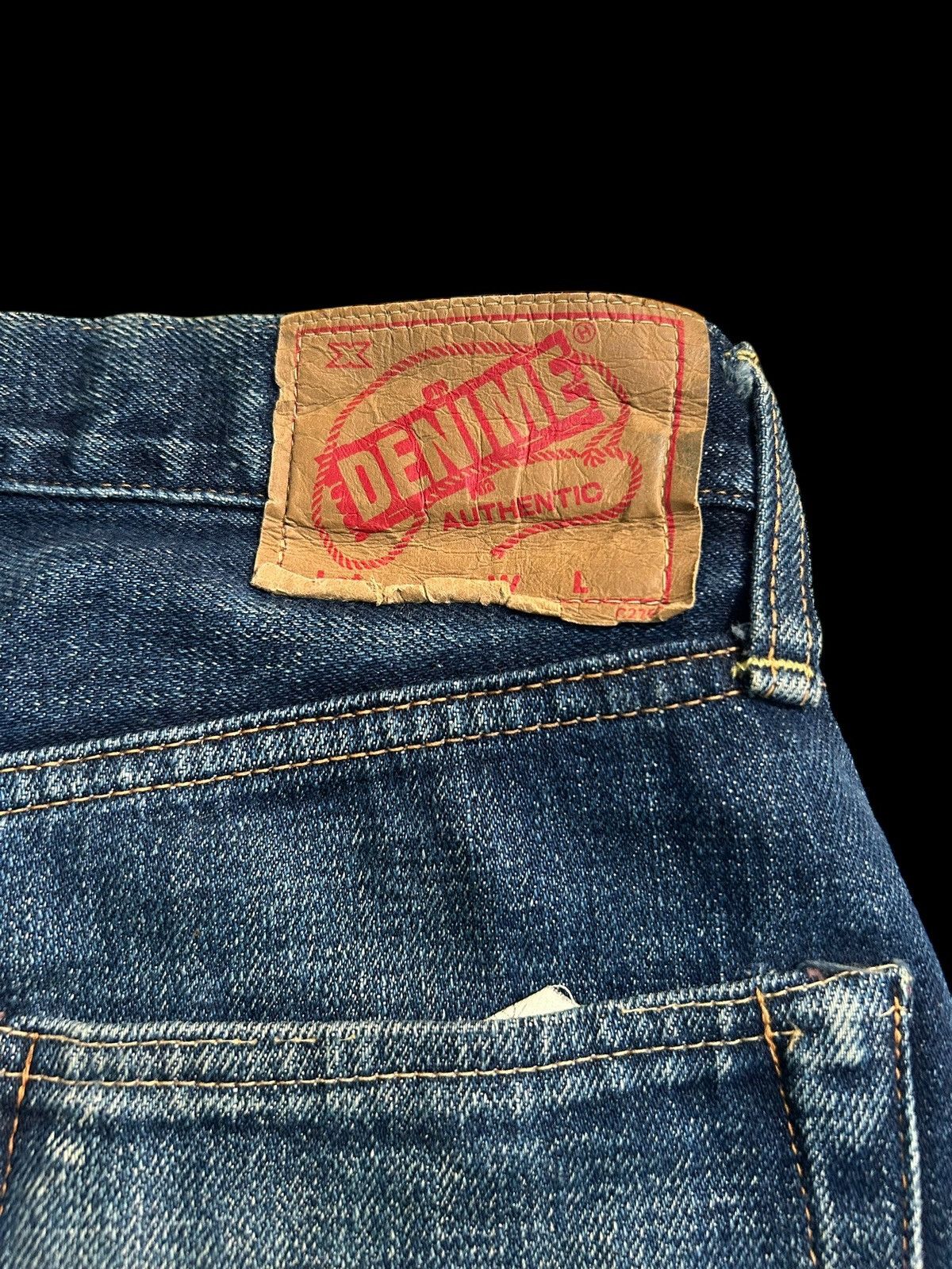 Japanese Brand × Kapital × Vintage DENIME SELVEDGE DISTRESSED VINTAGE DENIM JEANS Size US 31 - 9 Thumbnail