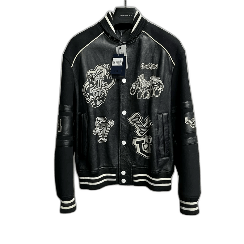 Louis Vuitton Louis Vuitton Louis Vuitton Black Letter Logo Varsity Jack Size US L / EU 52-54 / 3 - 1 Thumbnail
