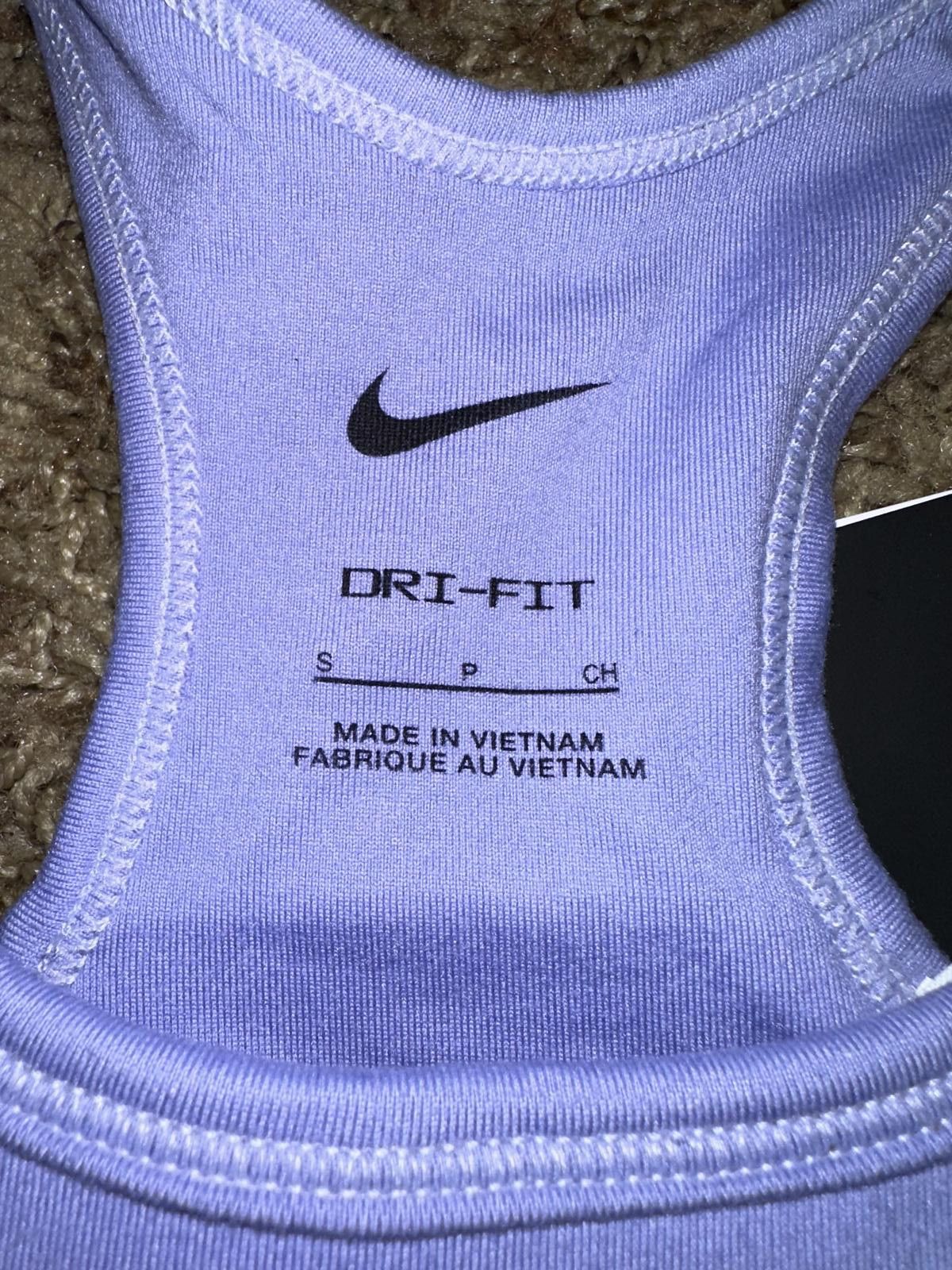 Nike Nike Sports Bra Dri Fit Black Athletic Training Bra Sample Size ONE SIZE - 3 Thumbnail