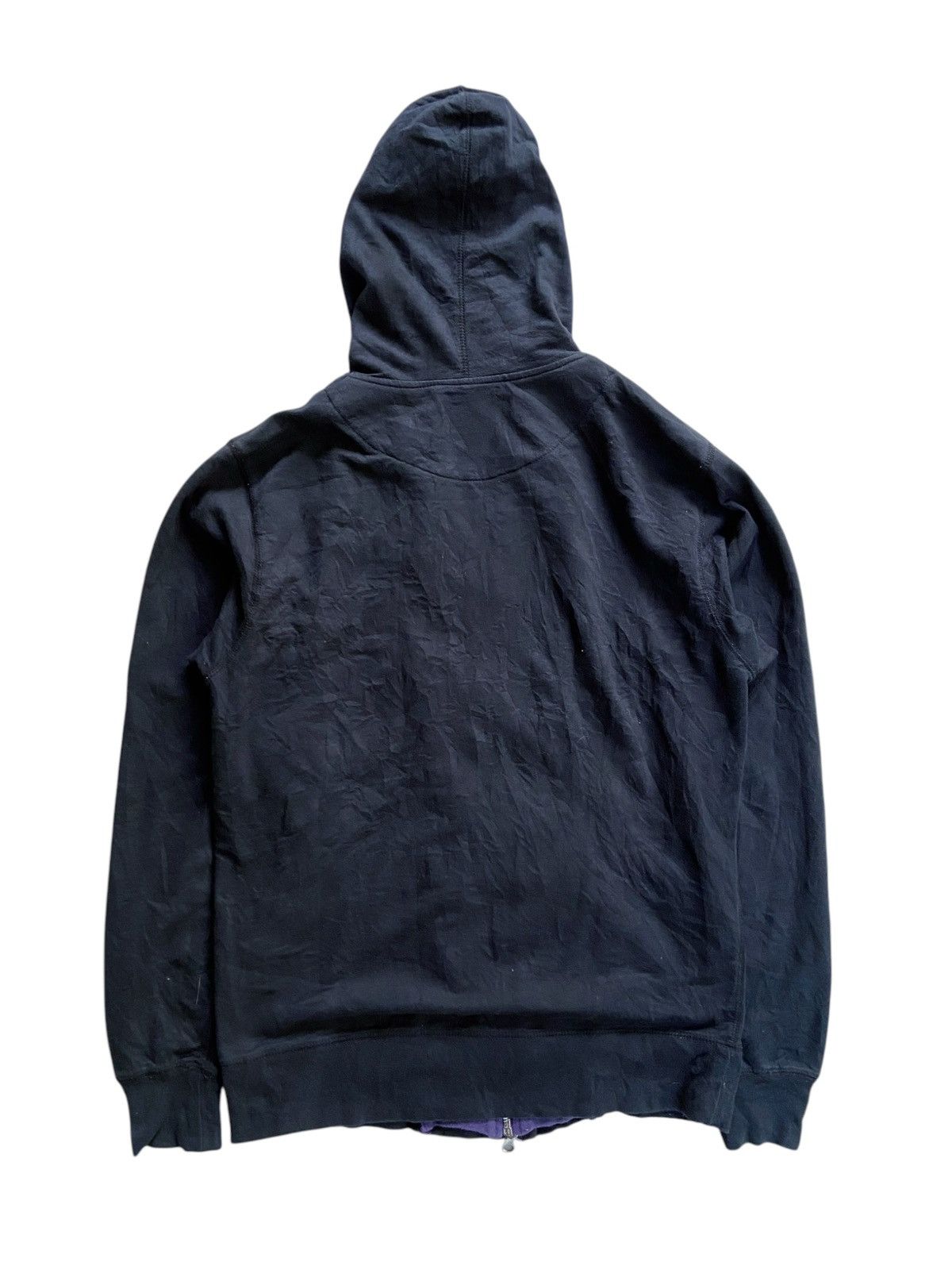 Japanese Brand JAPANESE DOUBLE LAYER STRIPED ZIP HOODIE by DESIO Size US M / EU 48-50 / 2 - 13 Thumbnail