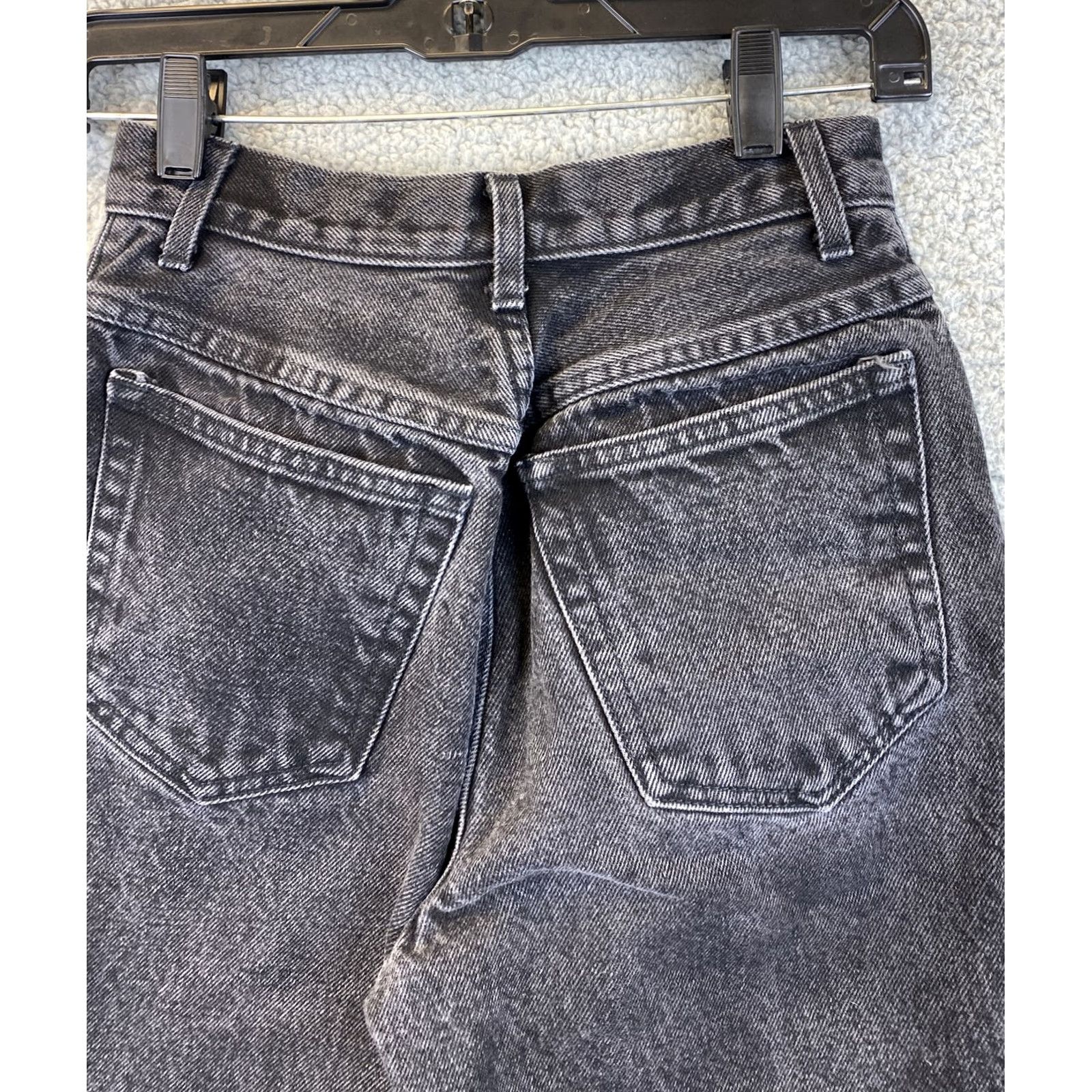 Vintage Karen Kane Jeans Women's 4 Black Straight Leg Regular / 33-46 Denim Cotton Blend Distressed? No. (keep concise) Size 27" / US 4 / IT 40 - 8 Thumbnail