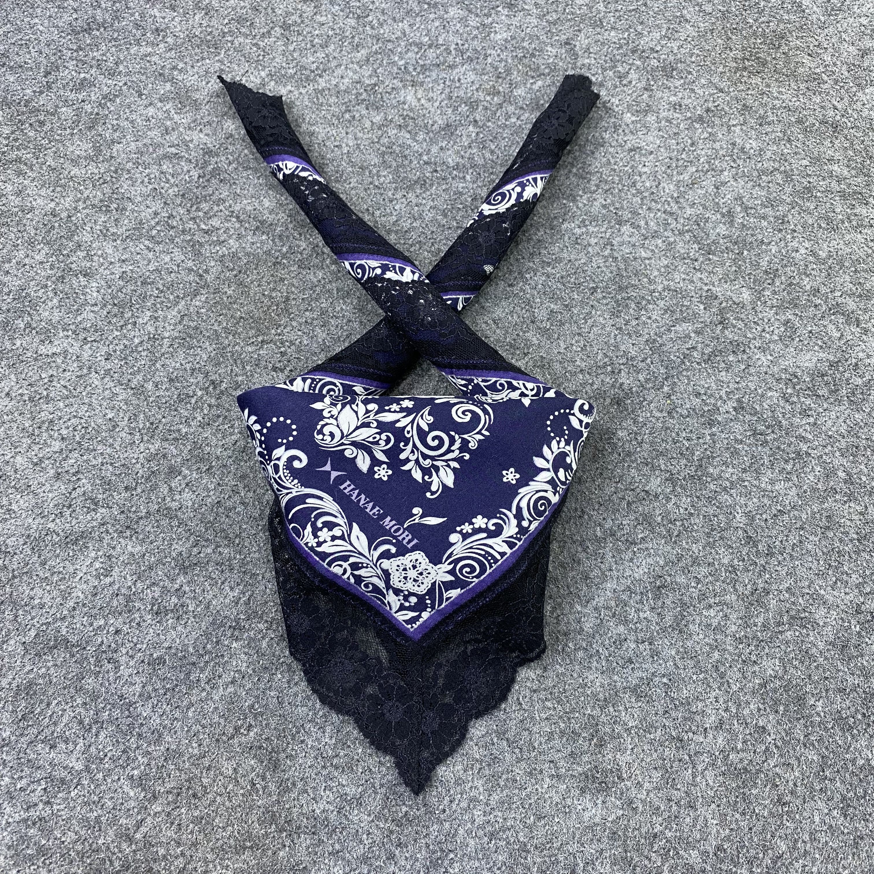 Hanae Mori Hanae Mori Handkerchief Neckerchief Bandana-B1984 Size ONE SIZE - 2 Thumbnail