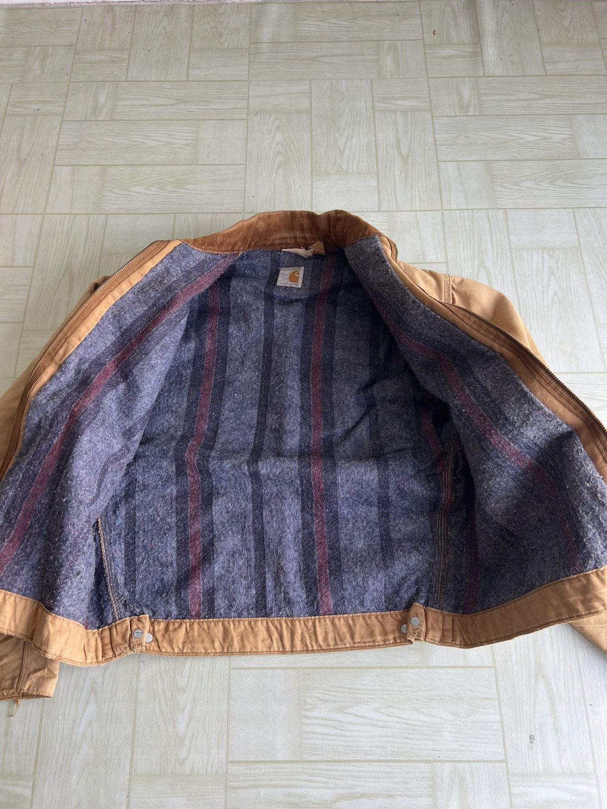 Carhartt SICK🔥Vtg Carhartt 100 Years Blanket Lined Detroit Jacket Size US M / EU 48-50 / 2 - 6 Thumbnail