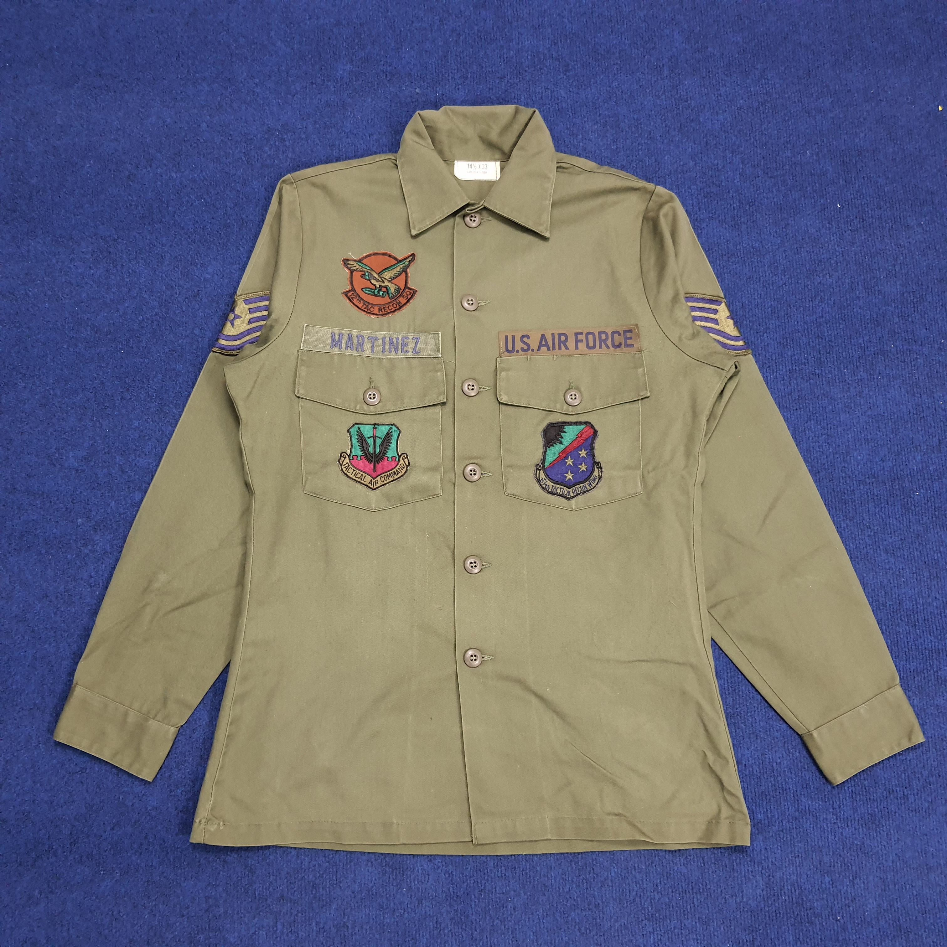 Vintage Vintage U.S Air Force Long Sleeve Shirt Size US M / EU 48-50 / 2 - 1 Thumbnail