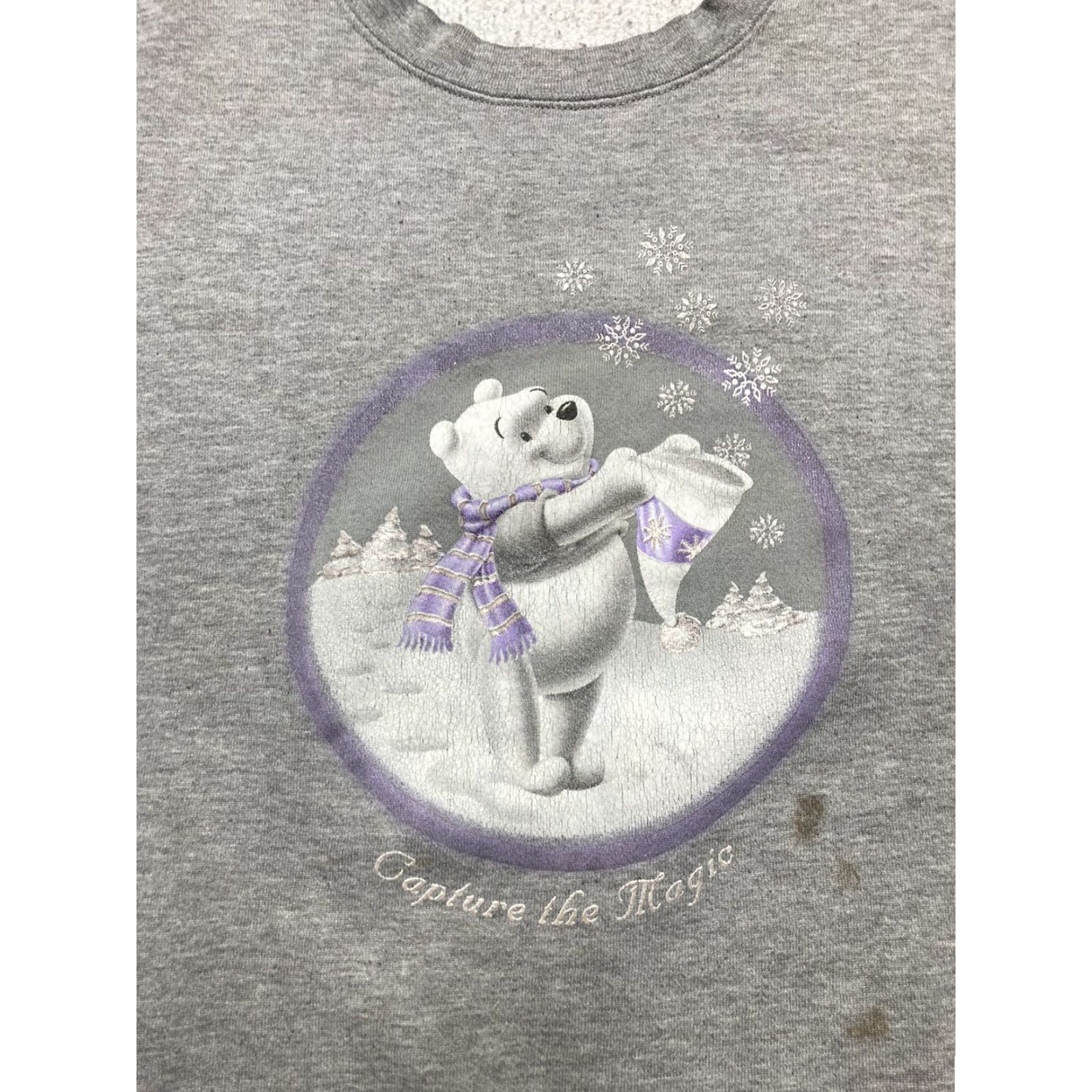 Disney VINTAGE Winnie the Pooh Disney cartoon crewneck sweatshirt 2XL Men Gray Pullover Sweatshirt Size US XXL / EU 58 / 5 - 3 Thumbnail