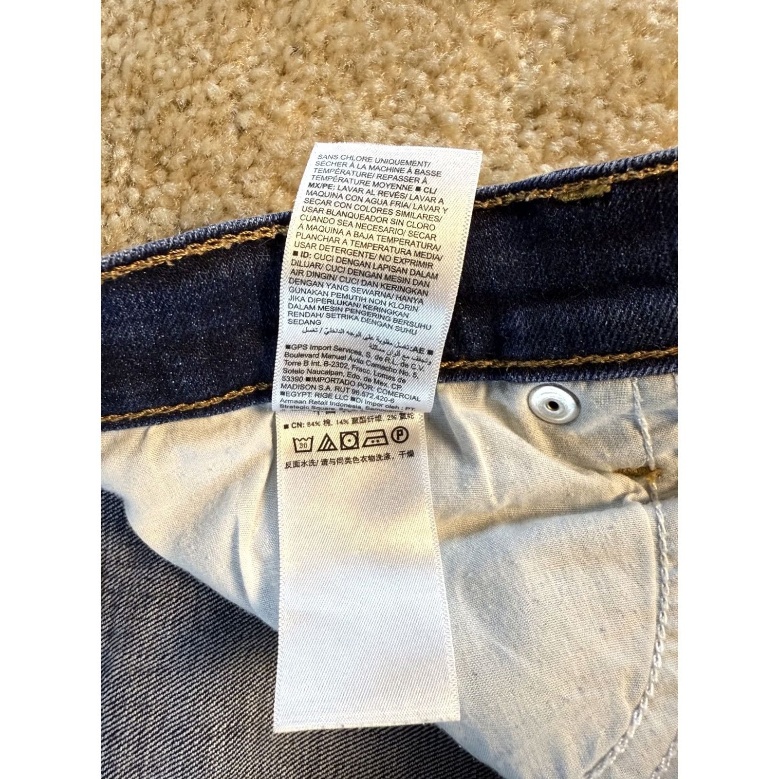 Old Navy Old Navy Jeans Womens Size 4 Short Blue Curvy Mid Rise Stretch Denim 30x27 D252 Size 27" / US 4 / IT 40 - 7 Thumbnail