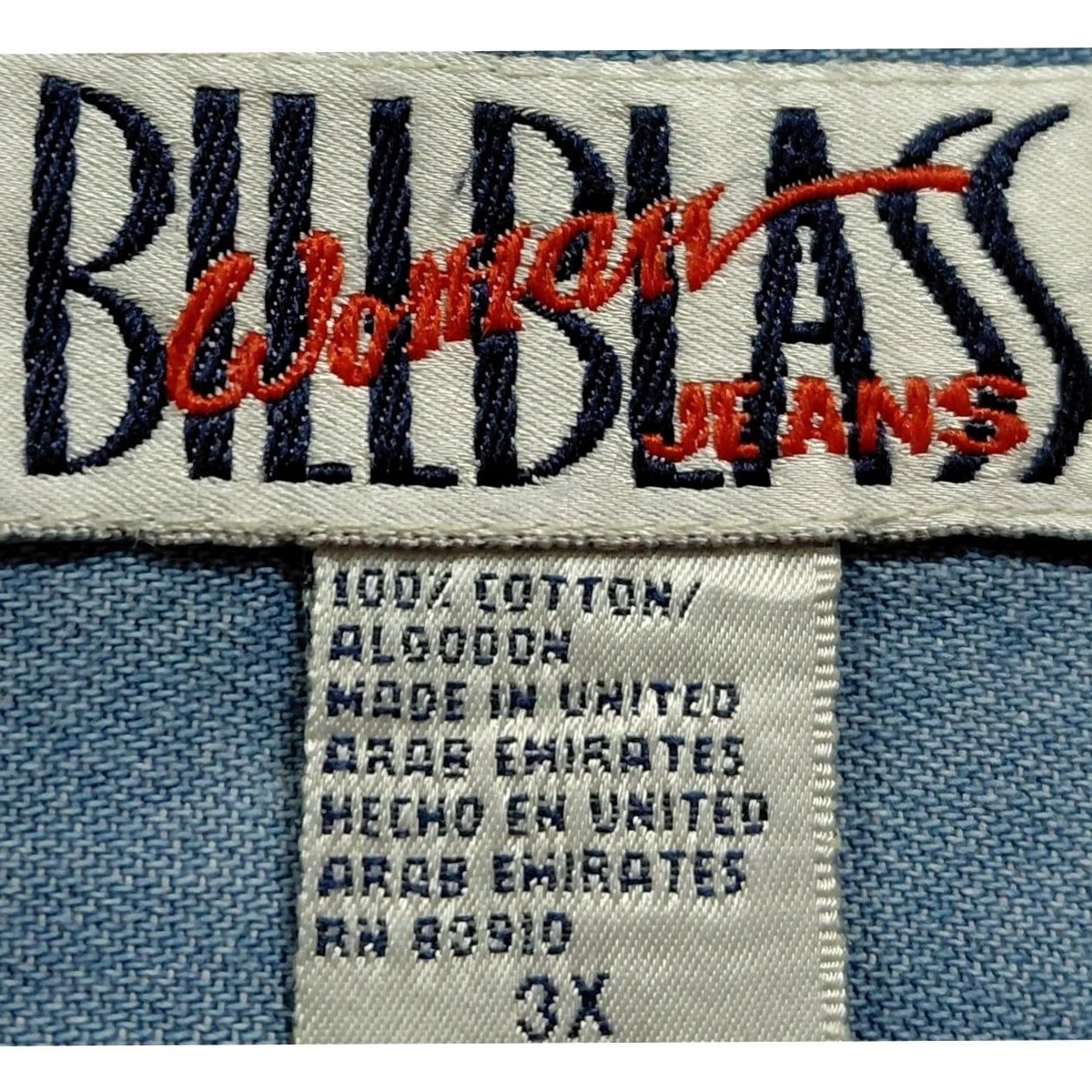 Bill Blass Bill Blass Embroidered Denim Shirt Blue Solid Long Sleeve Women Size 3X Size XXL / US 16-18 / IT 52-54 - 7 Thumbnail