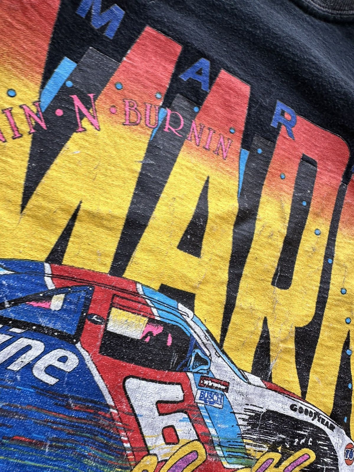 NASCAR × Vintage Vintage Mark Martin Racing Tee Shirt Small 90s Single Stitch Size US S / EU 44-46 / 1 - 3 Thumbnail