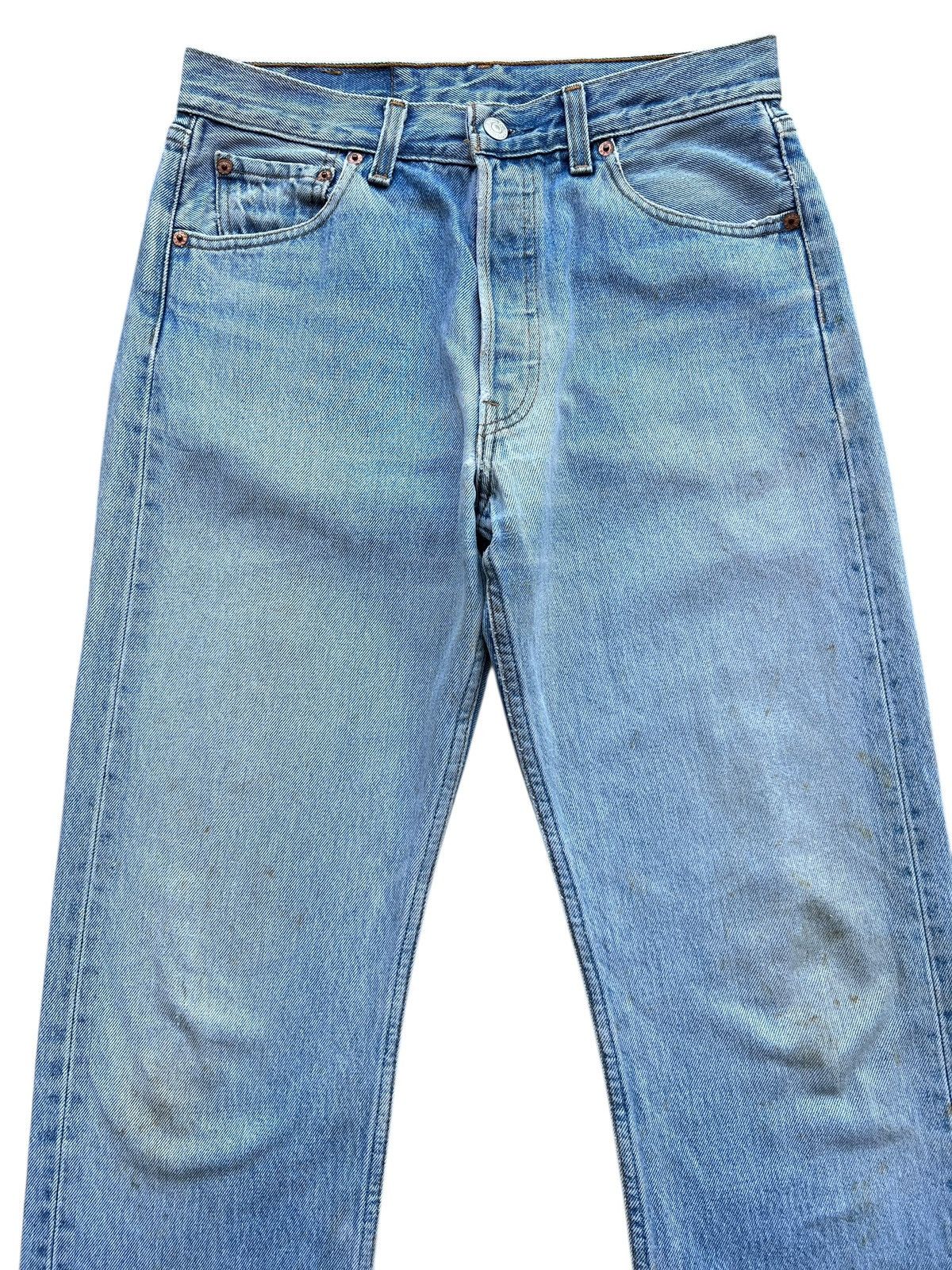 Levi's Vintage 90s Levi’s 501 USA Stone Wash Denim Jeans 30x30 Size 30" / US 8 / IT 44 - 4 Thumbnail